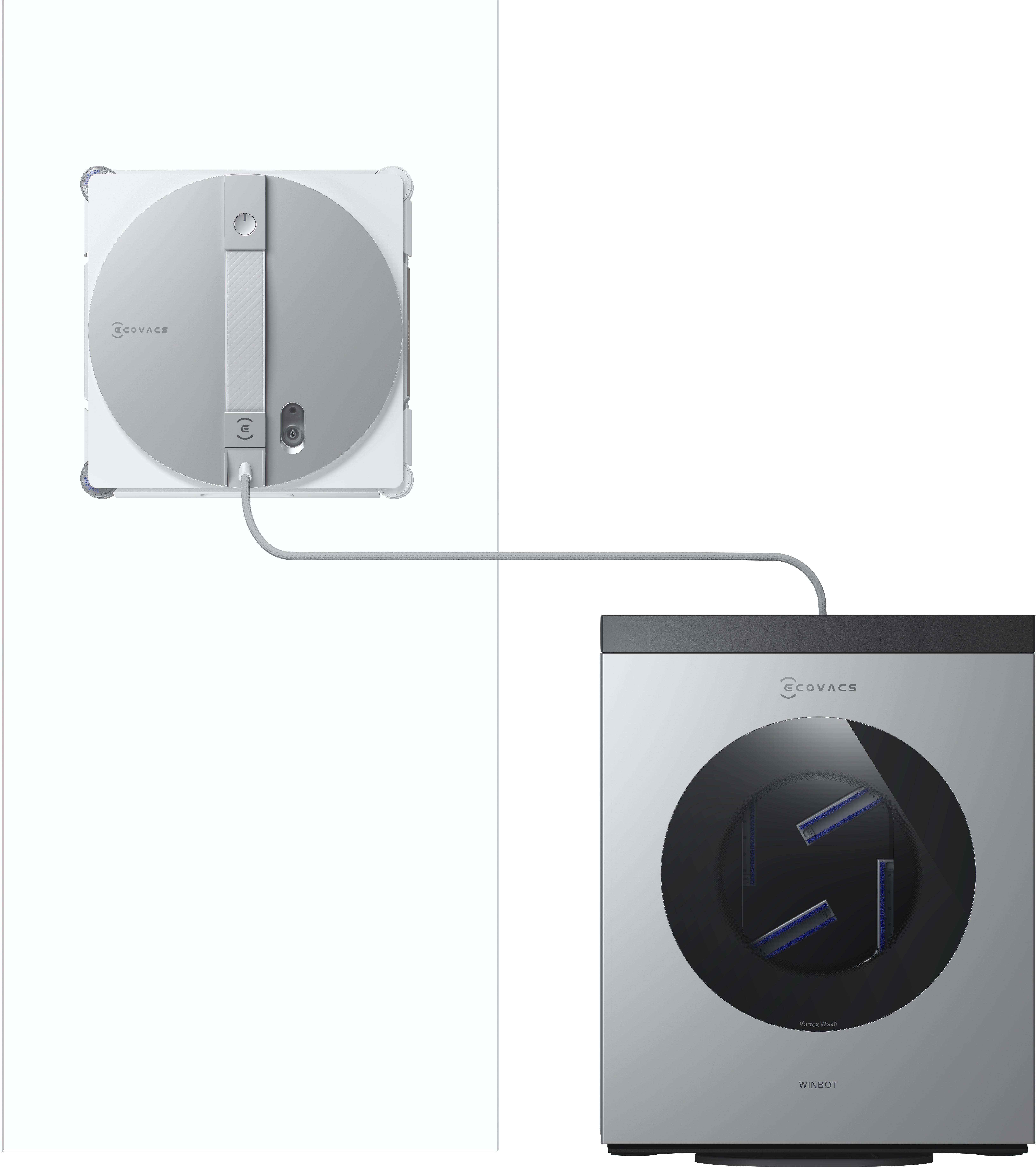 ECOVACS Fensterputzroboter WINBOT W3 OMNI, Vortex-Reinigungssystem