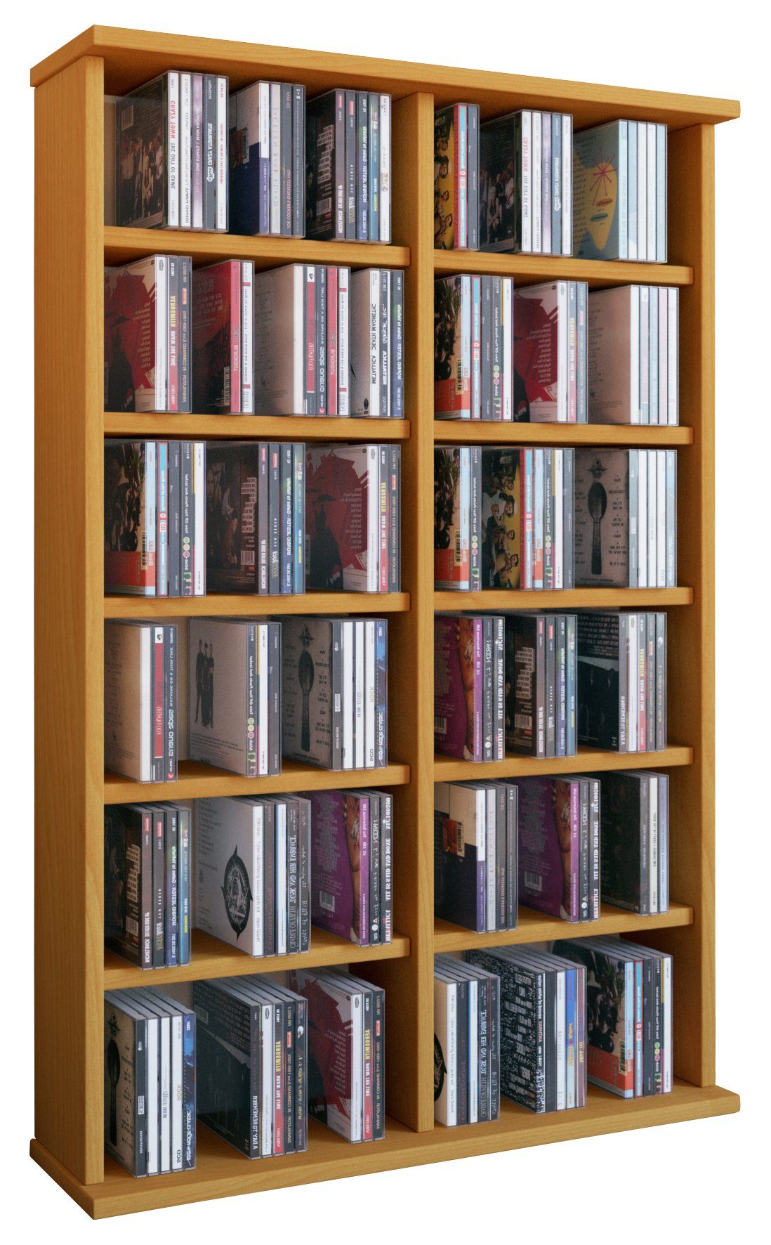 VCM CD-Regal Holz CD DVD Stand günstig online kaufen