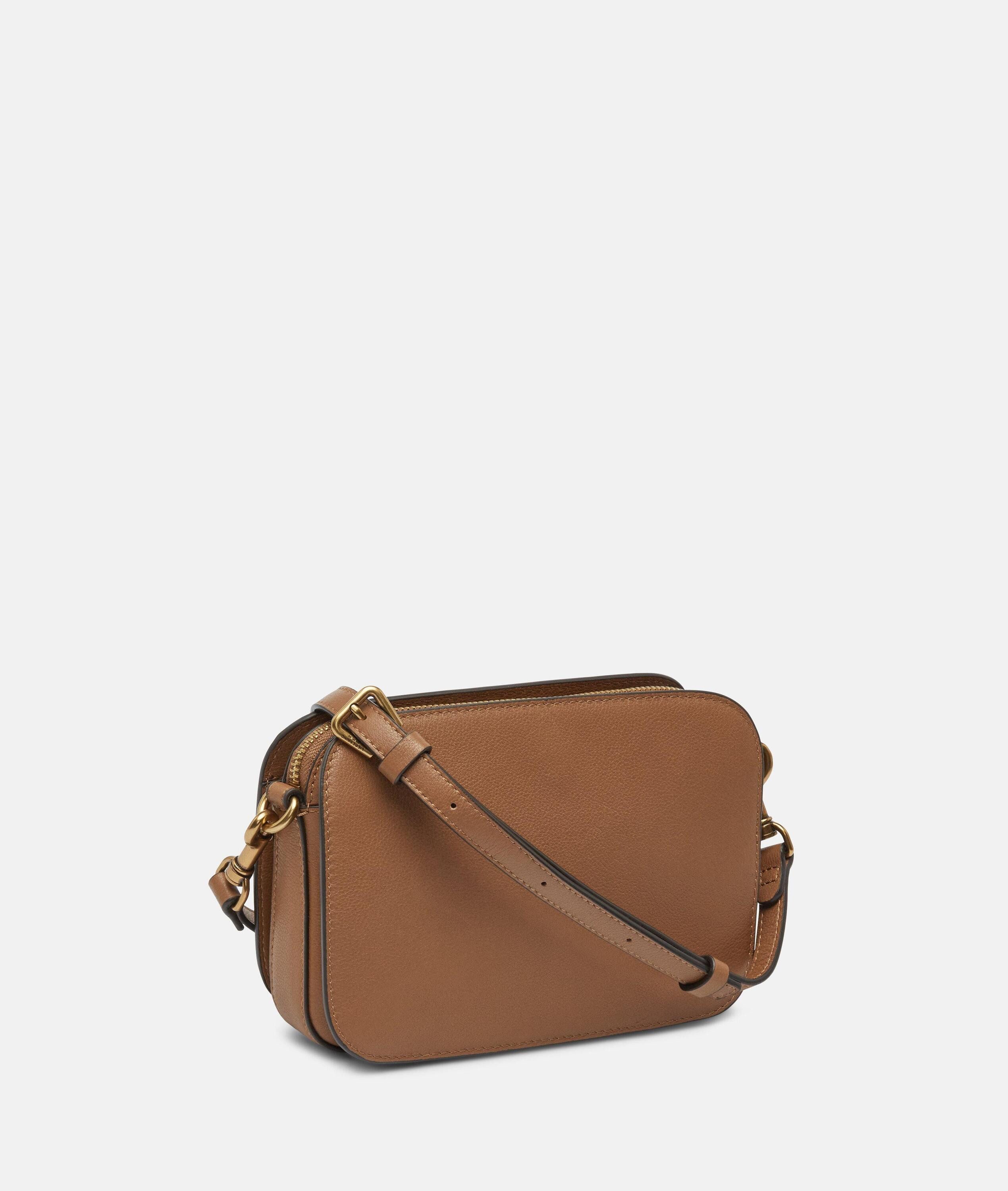 Liebeskind Berlin Umhängetasche Luka Crossbody S, Handliche Umhängetasche aus Rindsleder