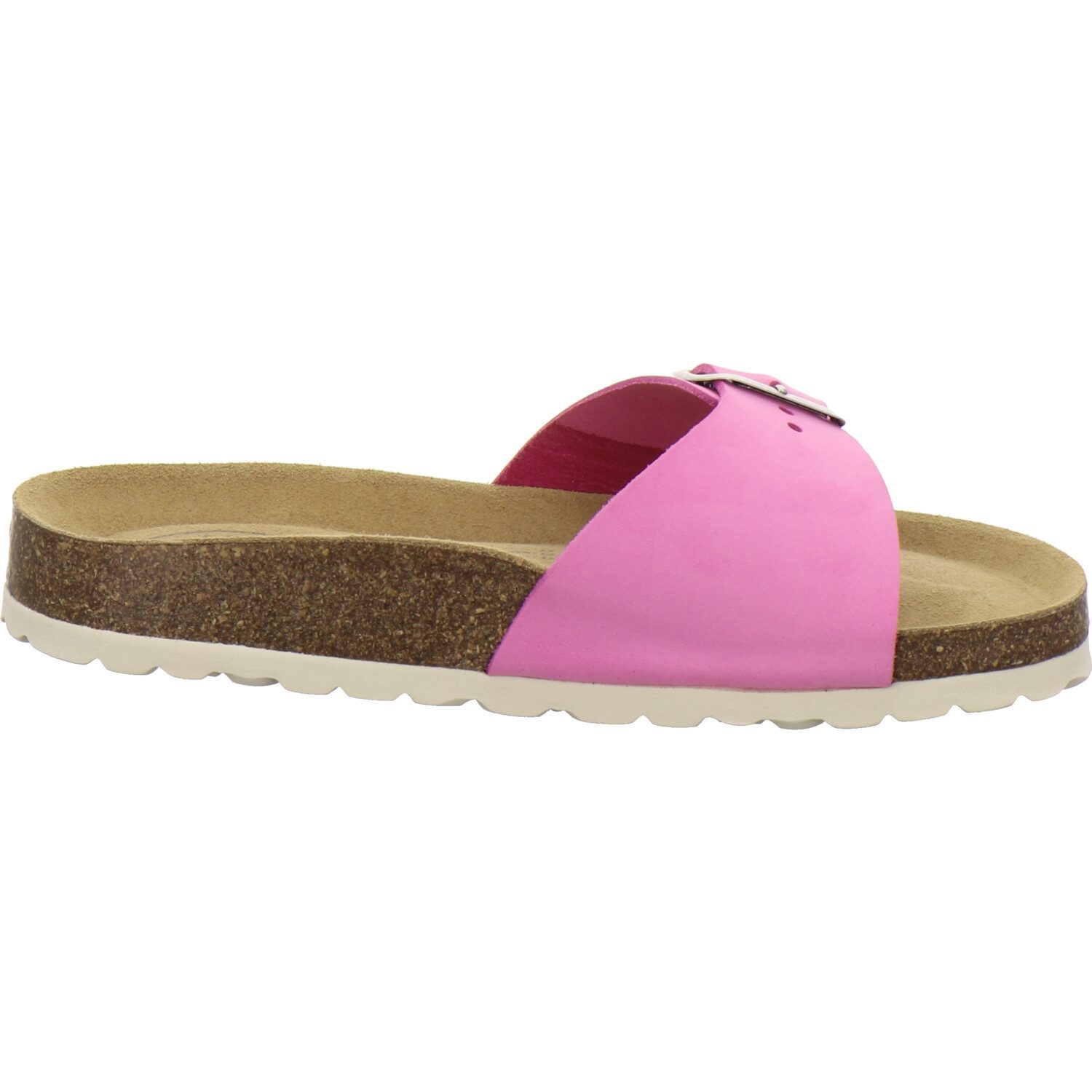 AFS-Schuhe 211207 Sommer Pantolette für Damen mit Fußbett, bequeme Sandalen aus Leder