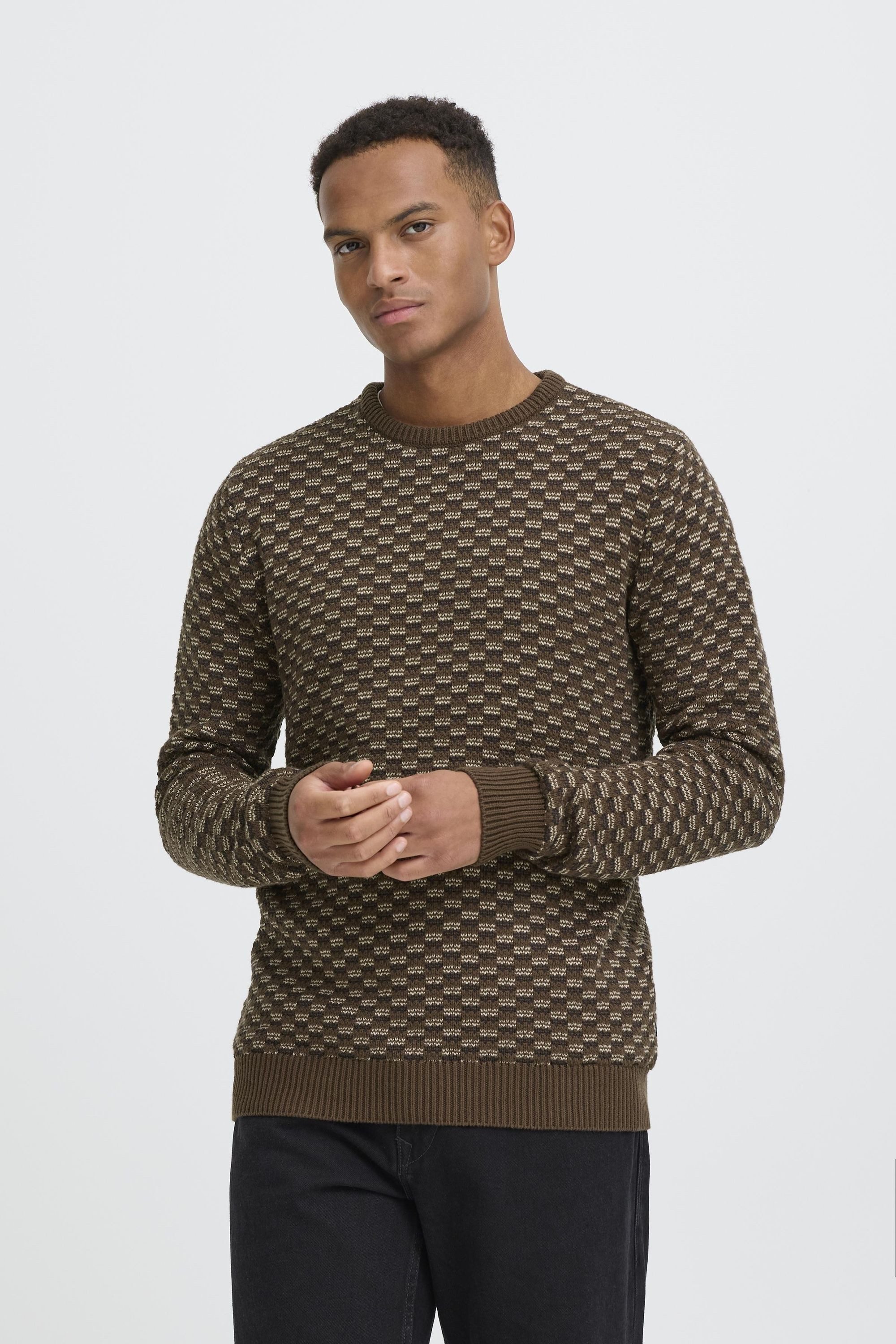 Blend Strickpullover BHBALEN Klassischer Grobstrickpullover mit günstig online kaufen