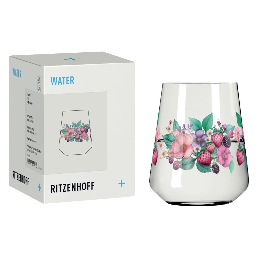 Ritzenhoff Glas Ritzenhoff Sommersonett Julie Wasser #9 S. Eikler F26, Kristallglas