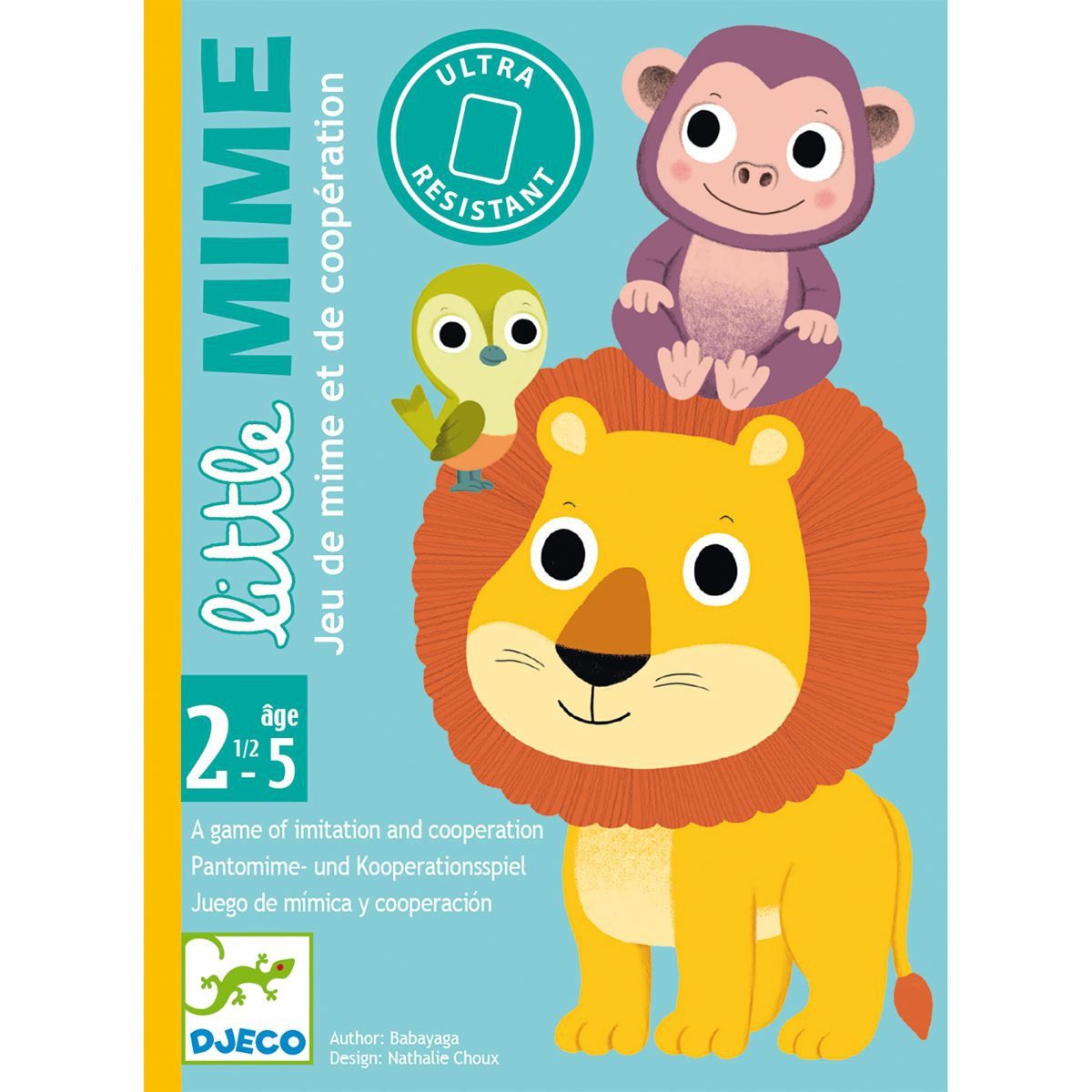 DJECO Spiel Kartenspiel für die Kleine: Little Mime Lernspiel Kinder ab 2 Jahre