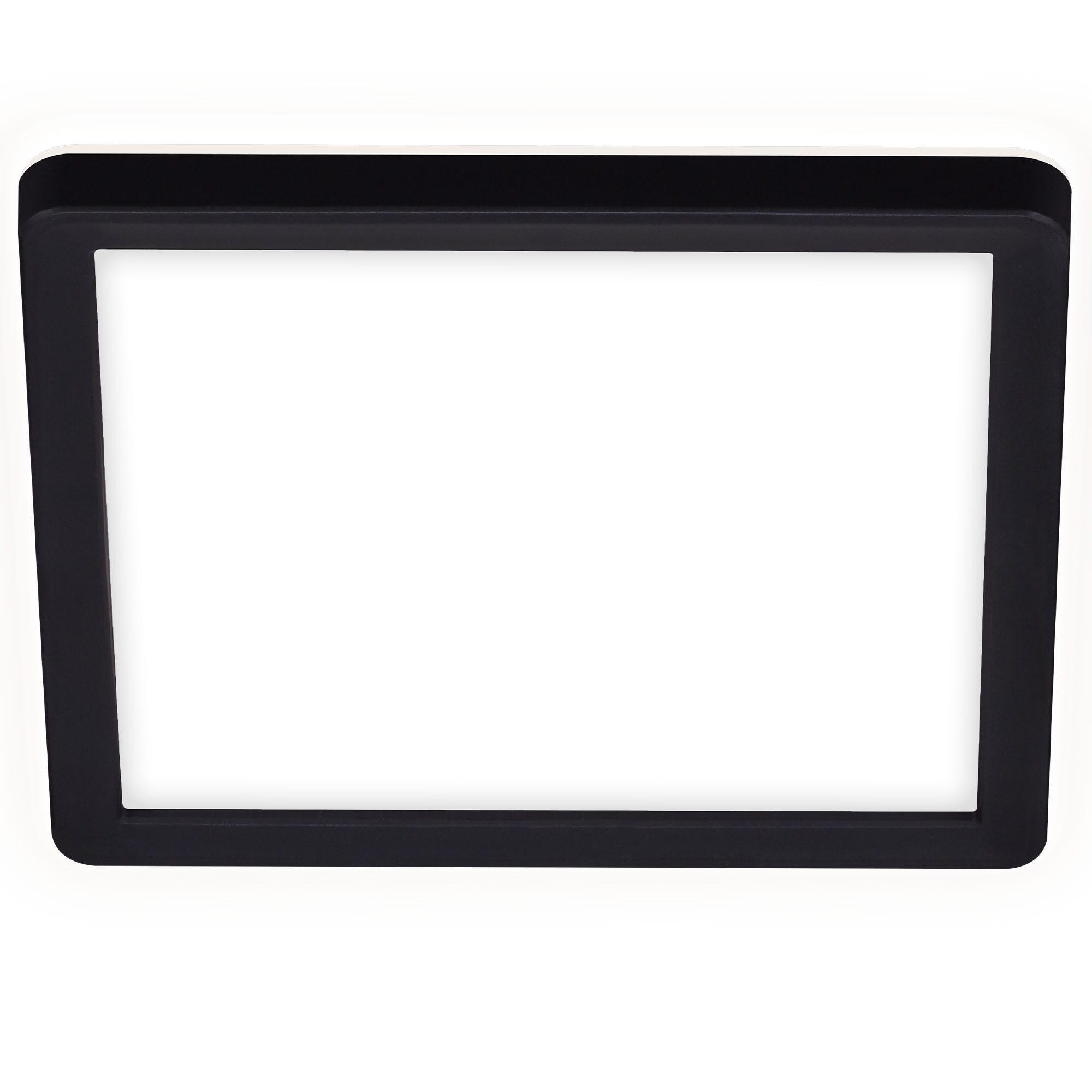 Briloner Leuchten Deckenleuchte LED Deckenlampe Panel Slim Ultraflach Backlight Schwarz/Weiß, Quadratisch, LED fest integriert, 4000K, Verschiedene Größen und Ausführungen, Wohnzimmer, Schlafzimmer, Flur