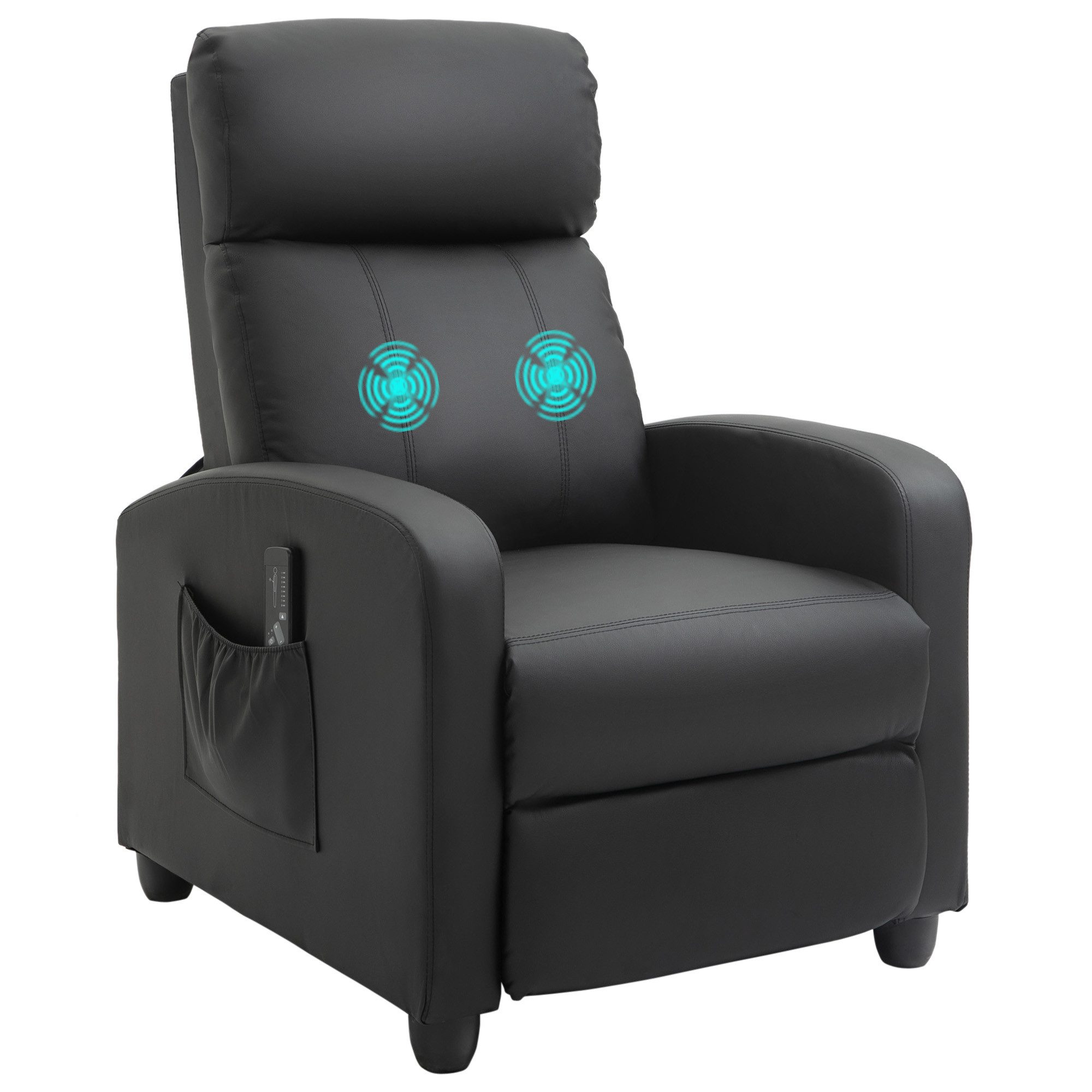 HOMCOM Massagesessel Fernsehsessel mit Massagefunktion Liegefunktion günstig online kaufen