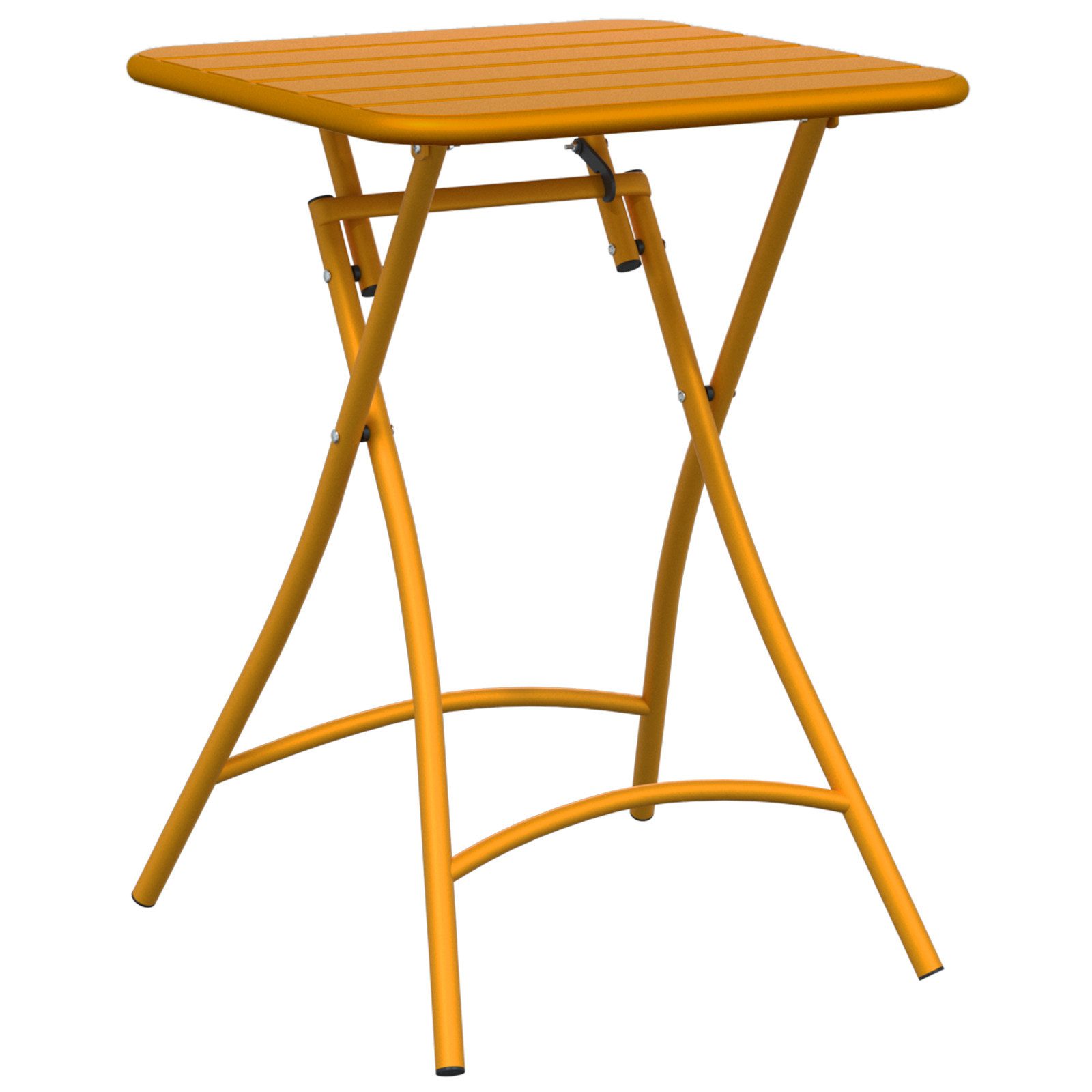 vidaXL Gartentisch Gartentisch Klappbar Senfgelb 55x55x73 günstig online kaufen