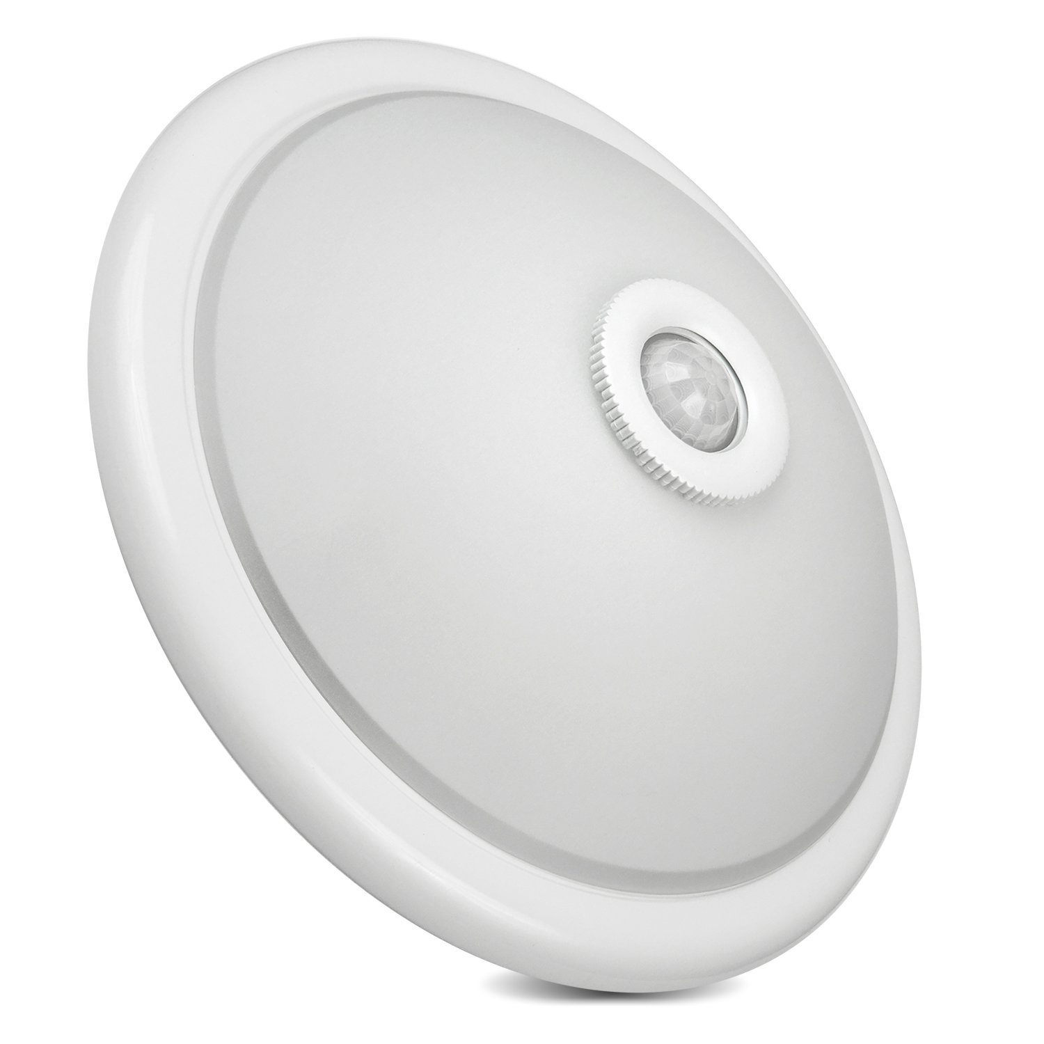 Maclean Sensor MCE324 + 2xMCE268, LED-Plafon mit PIR-Sensor + 2 E27 8W Glühbirnen
