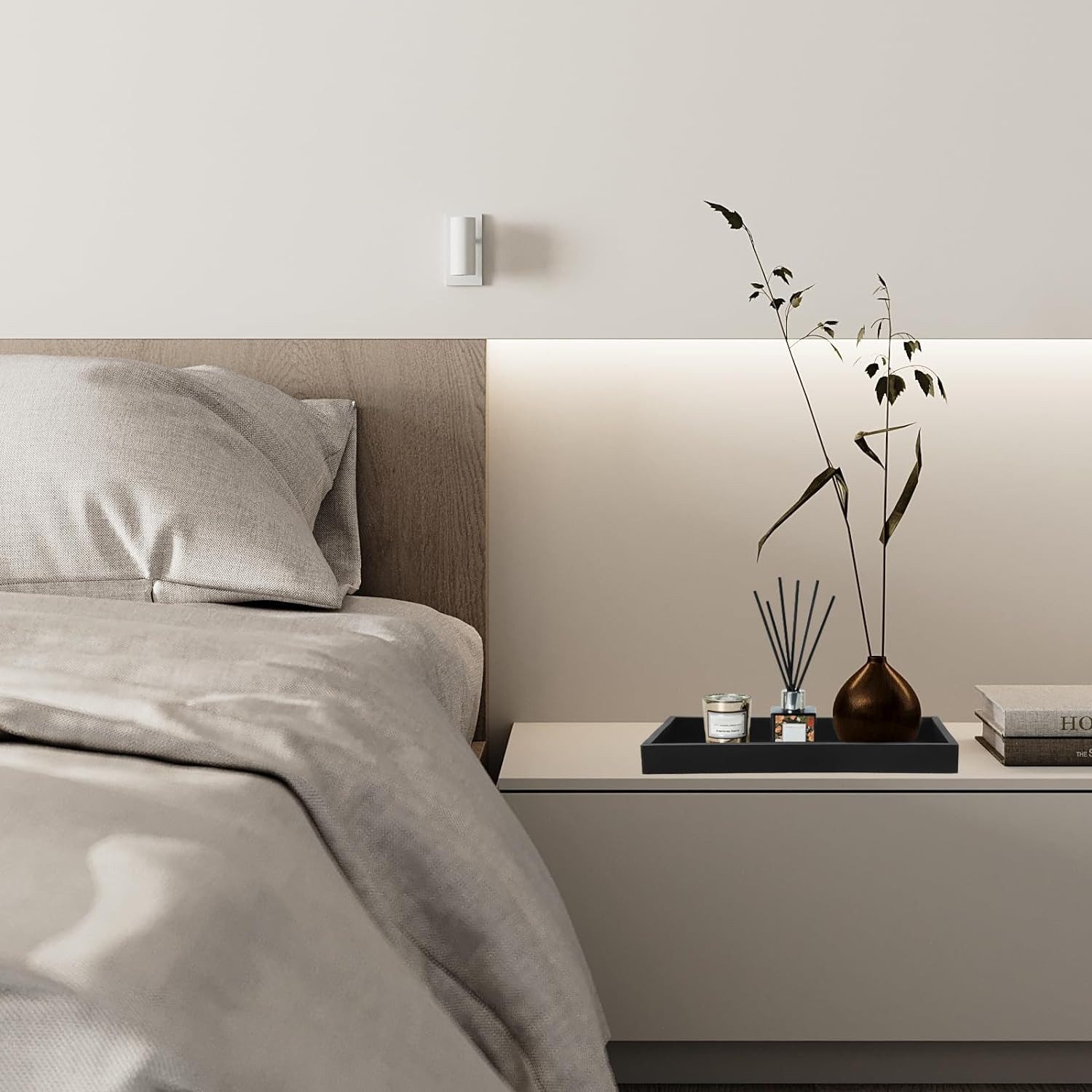 Agger Dekotablett Silikon Dekotablett Badezimmer – Rutschfestes Ablagetablett (1 St), für Waschbecken, Badewanne & Küche, Aufbewahrungstablett