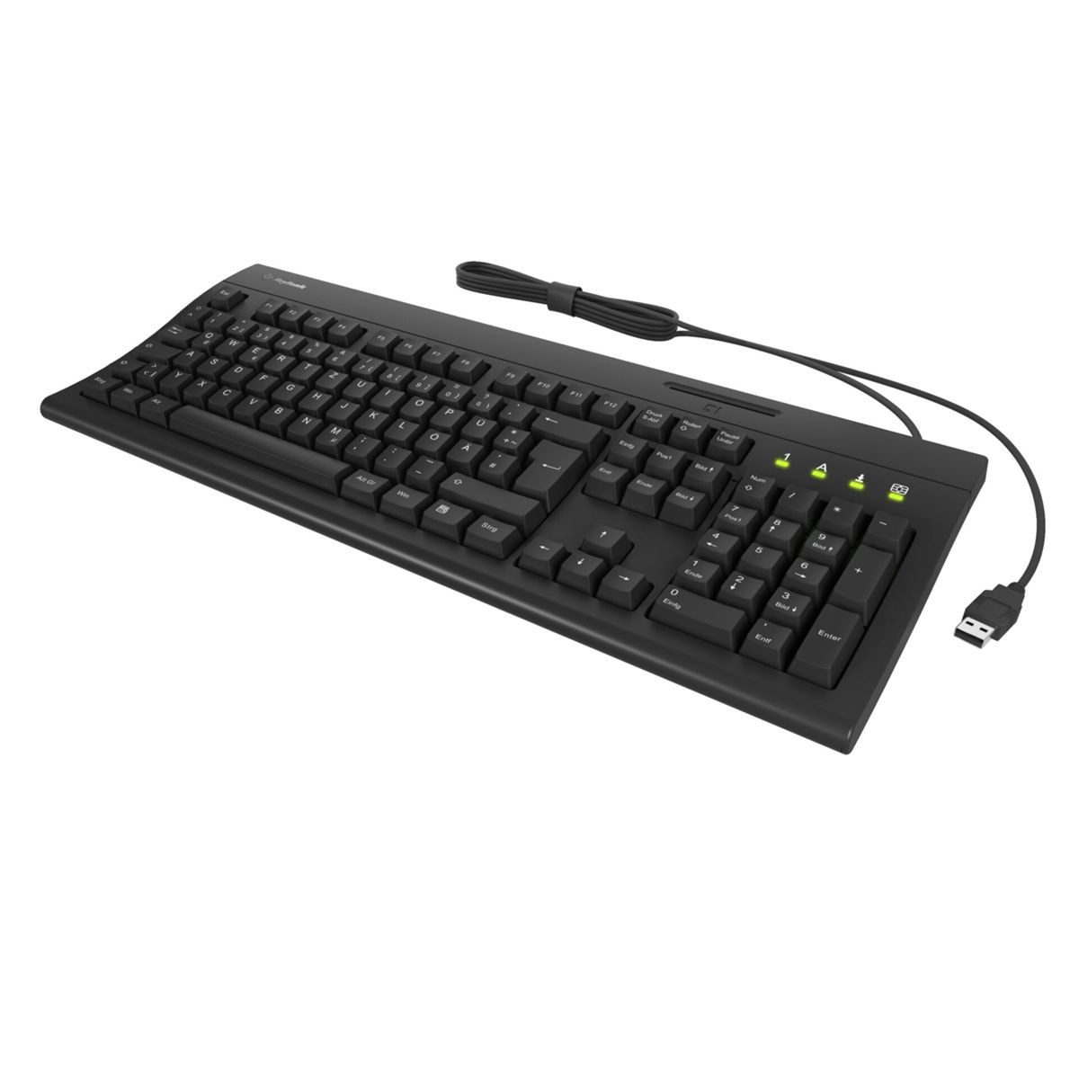KEYSONIC KSK-8041U-CR mechanisch Full-Size Tastatur PC-Tastatur