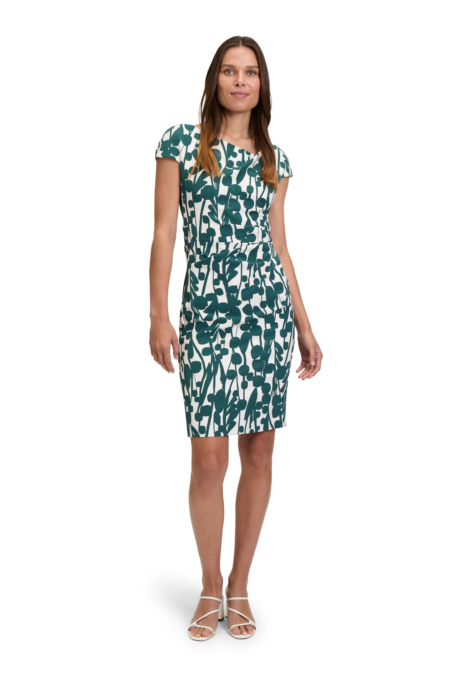 Vera Mont Cocktailkleid Damen kurzarm Druck