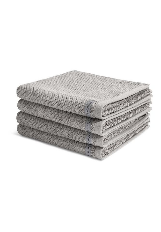 ROSS Handtuch Set Selection - Organic Cotton, Walkfrottee, (Spar-Set,  4-tlg), 4 X Handtuch - im Set - Baumwolle -