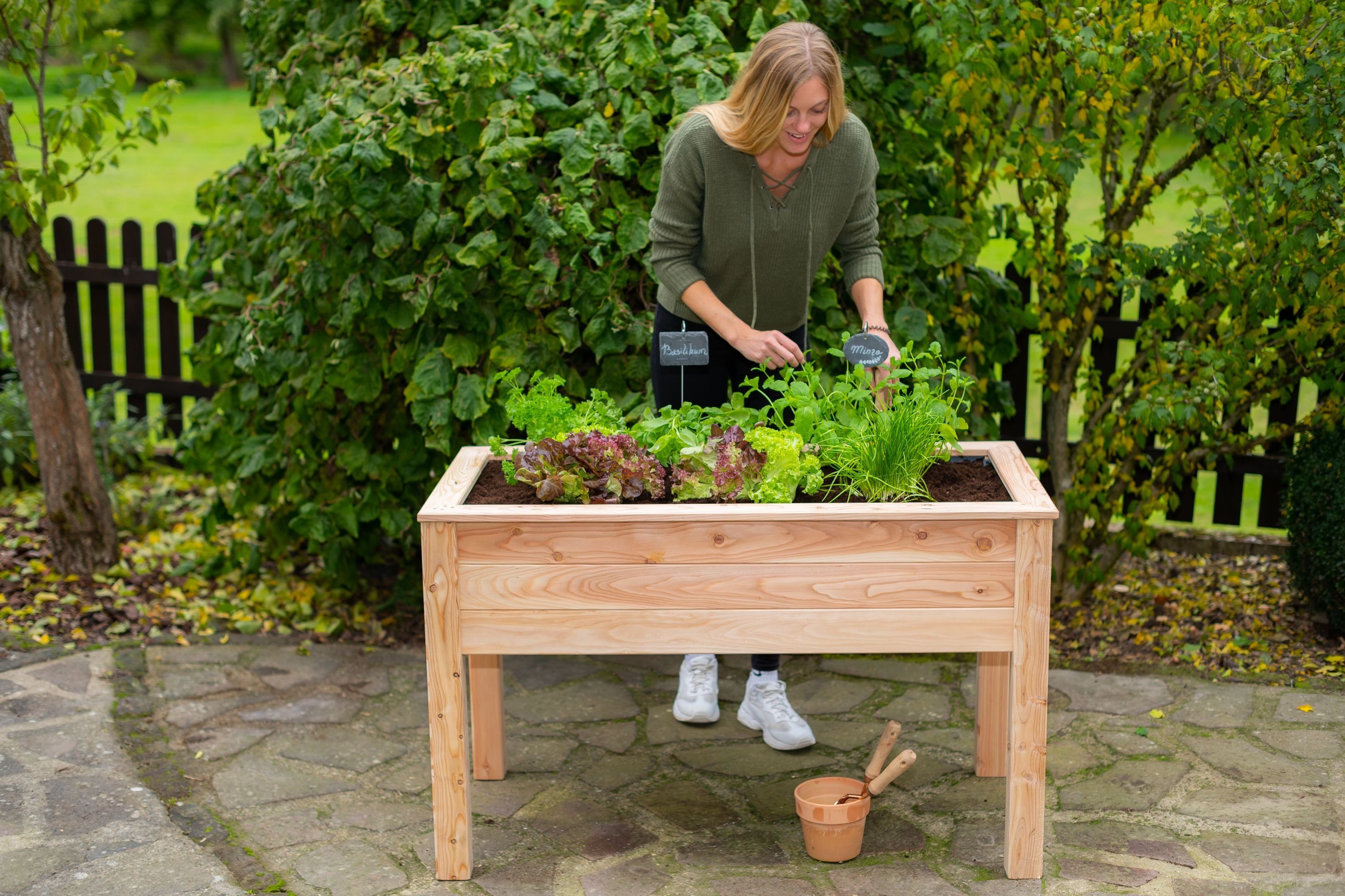WESTMANN Hochbeet Emily, 100 % FSC®-zertifiziertes Lärchenholz