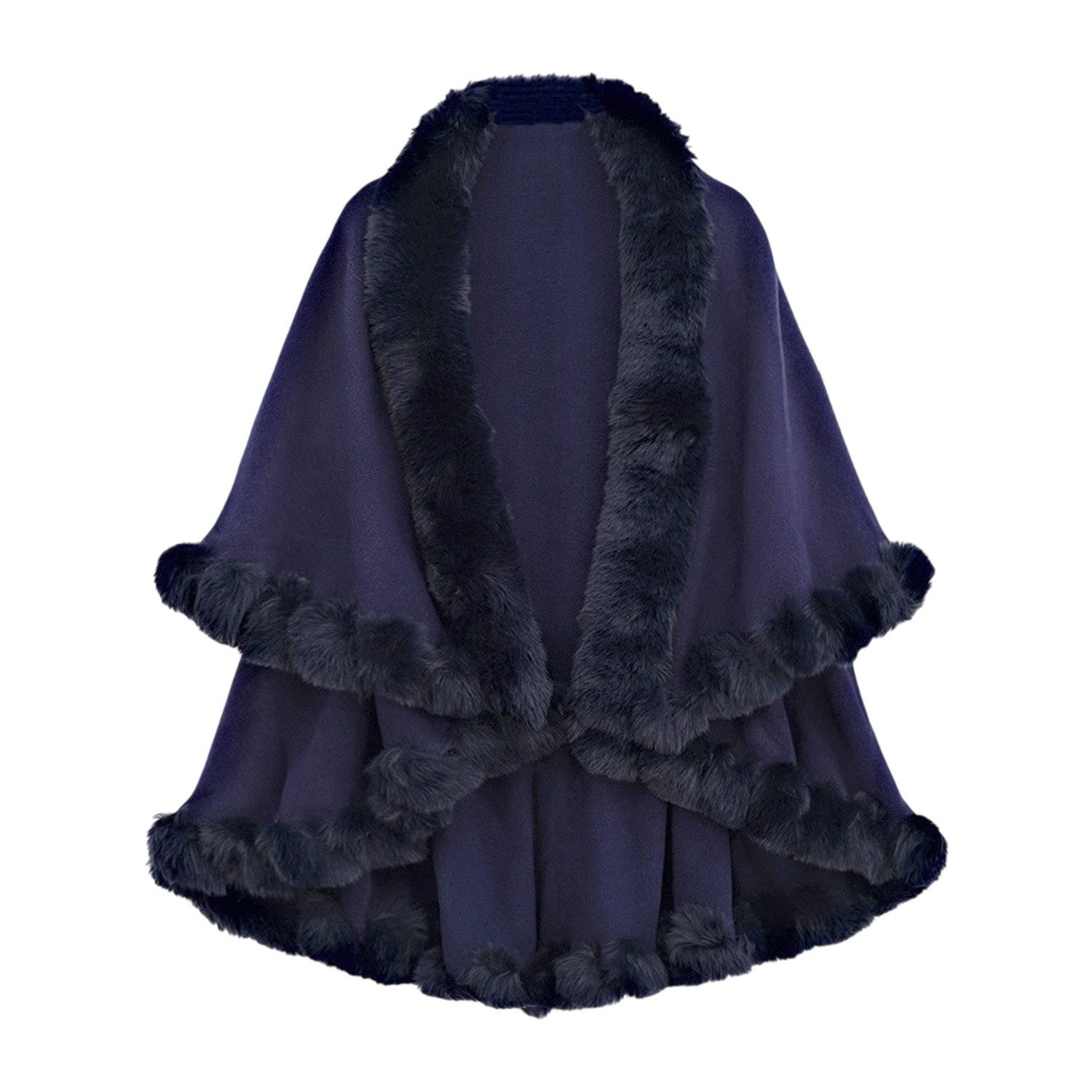 Refttenw Poncho Cardigan-Schal, Cape-Schal,Strickponcho,Warmer Schal günstig online kaufen