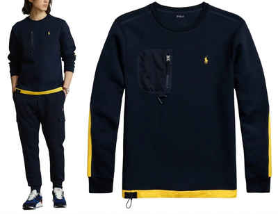 Ralph Lauren Sweatshirt POLO RALPH LAUREN Pocket Hybrid Sweater Sweatshirt Pulli Jumper Pullov