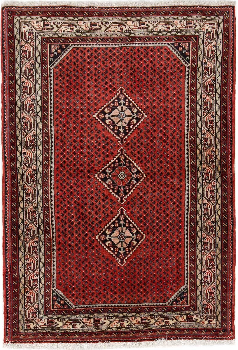 Orientteppich Mohajeran Antik 102x148 Handgeknüpfter Orientteppich / Perserteppich, Nain Trading, rechteckig, Höhe: 10 mm