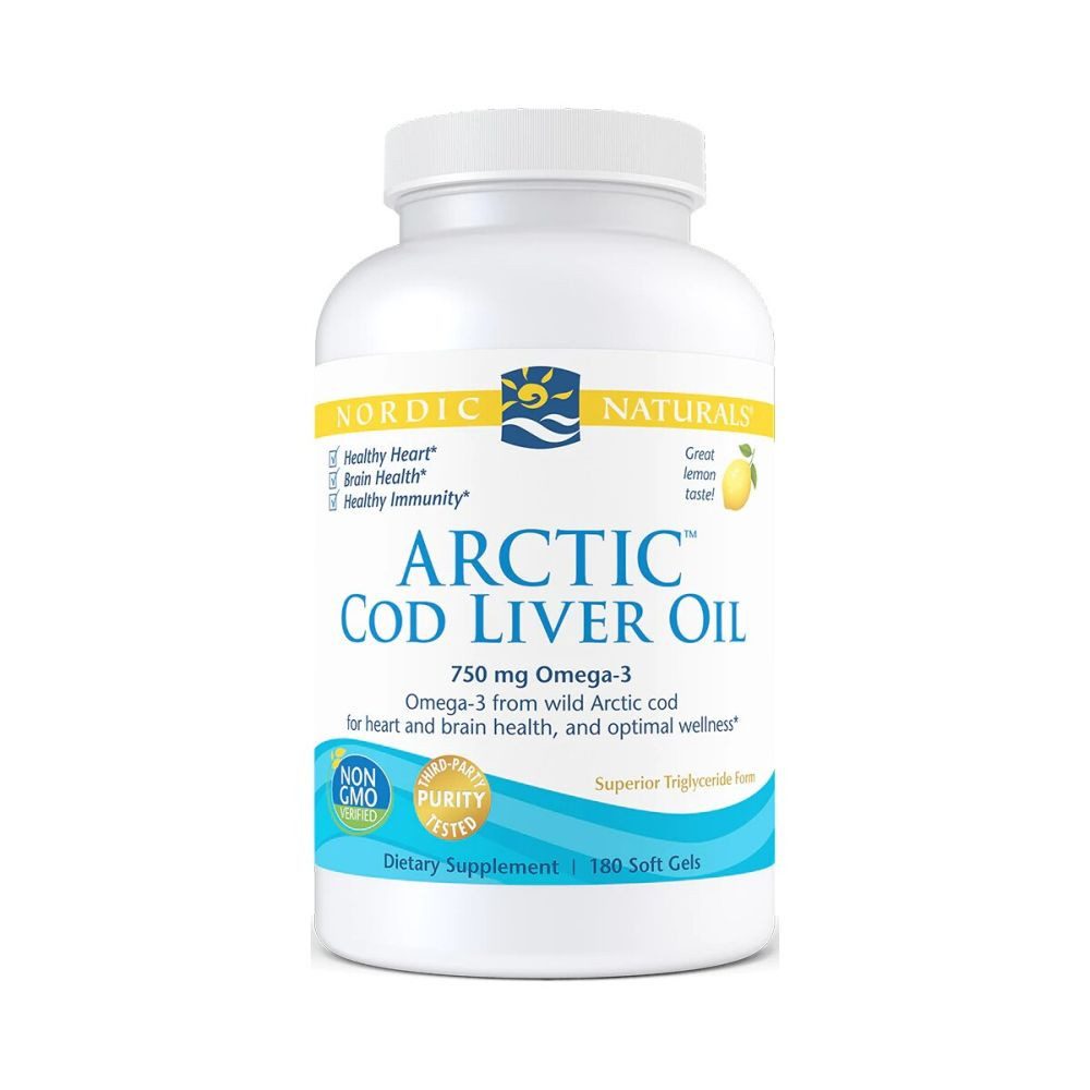 Nordic Naturals Nordic Naturals Arctic Cod Liver Oil 750 mg Omega-3 -180 Softgels Kapseln