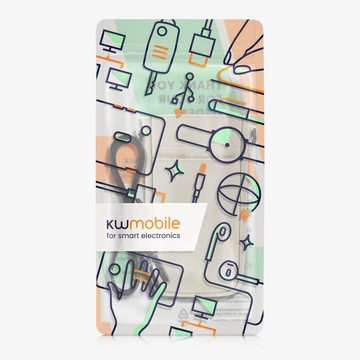 kwmobile Handyhülle Handytasche für Smartphones XXL - 7" - Handy Hülle, Canvas Handy Tasche mit Handykette - 16,5 x 10 cm Innenmaße