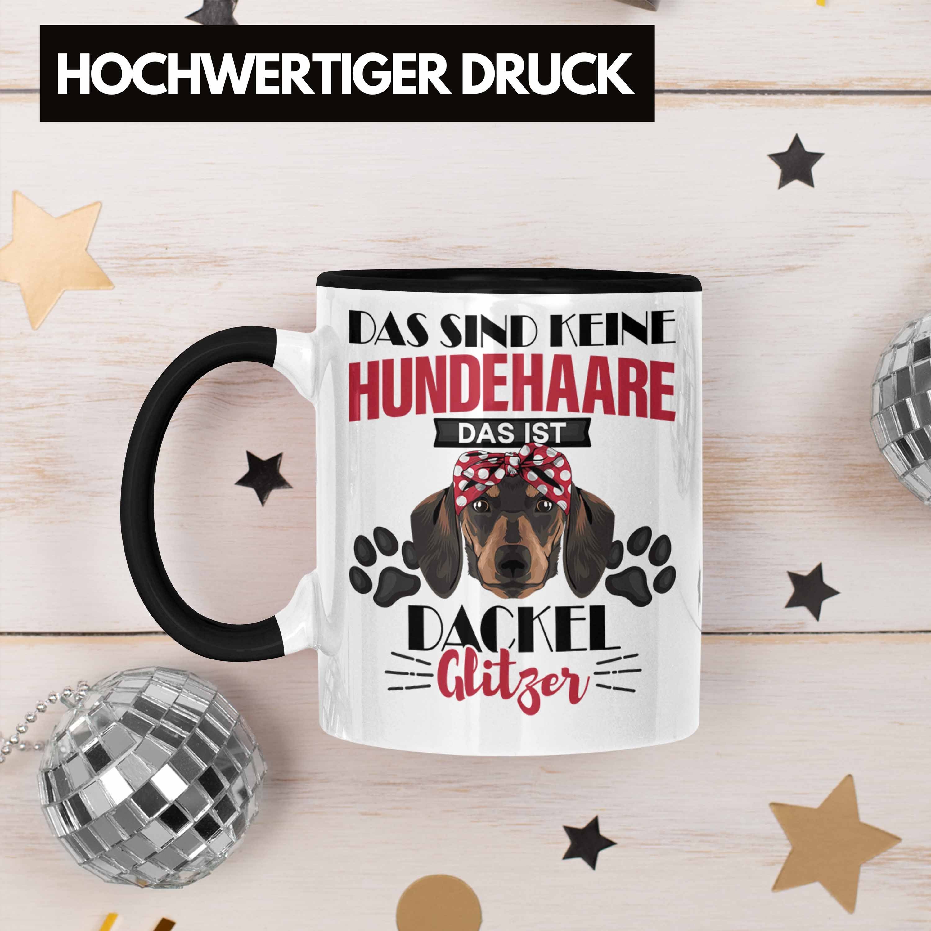 Tasse Dackel-Besiterin Frauchen Dackel Geschenk Mom Tasse Geschen Grafik für Schwarz Trendation