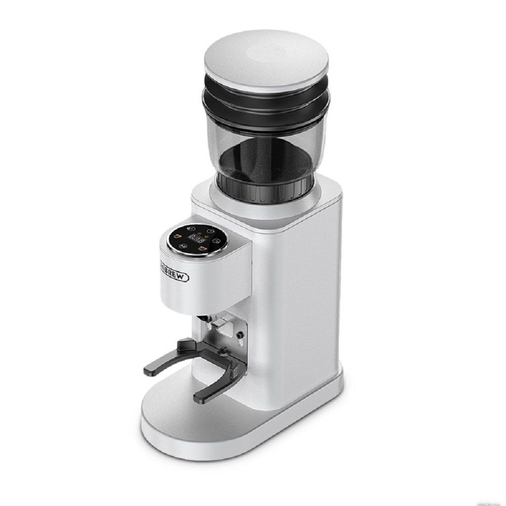 HiBREW Kaffeemühle G7, 48 Mahlgradeinstellungen, handsfreies Kaffee Mahlen, 150 W, konische Edelstahlmahlscheiben,kompatibel mit 51/54/58 mm Portafiltern