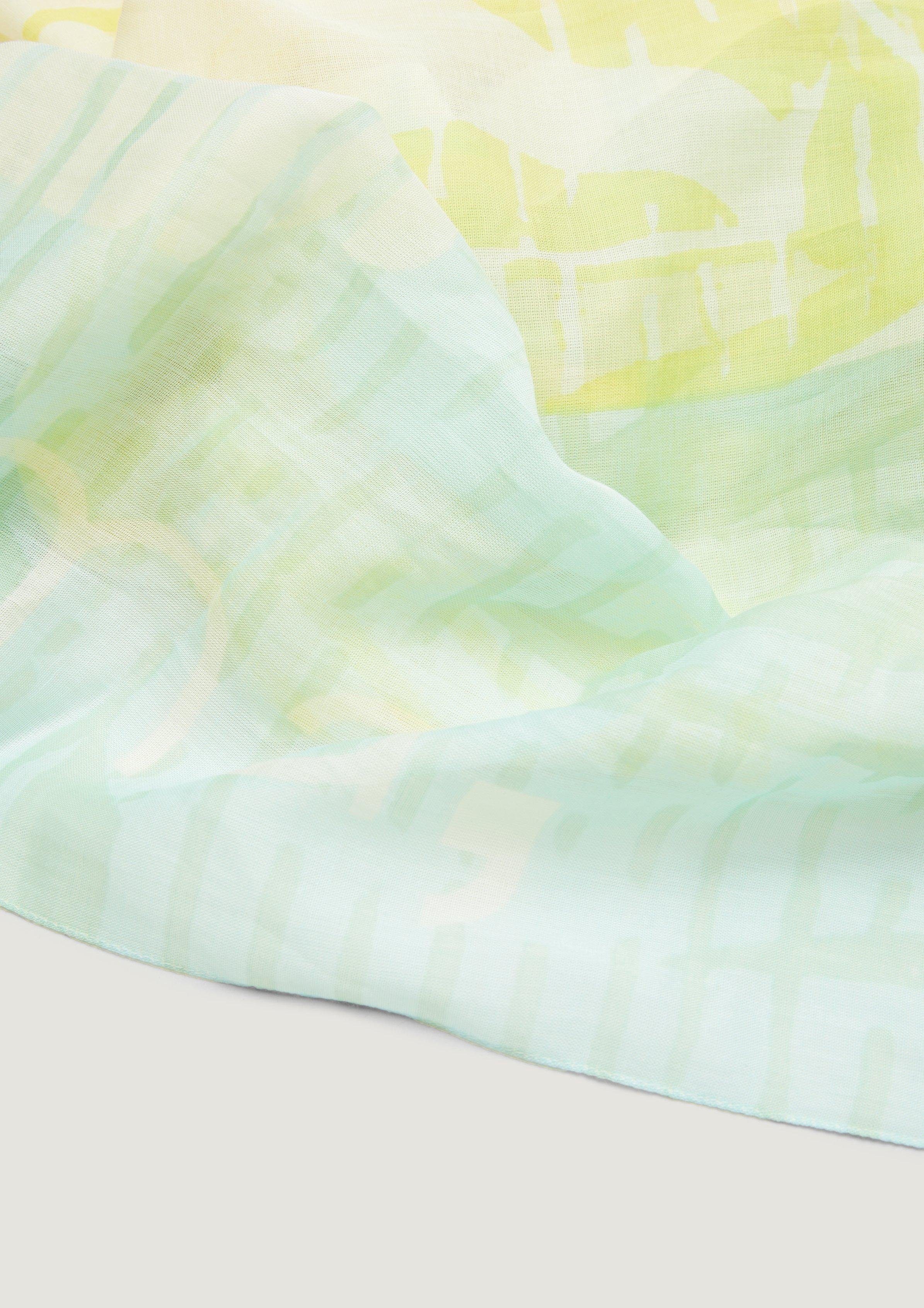 Comma Halstuch Tuch Modalmix pastelltürkis aus