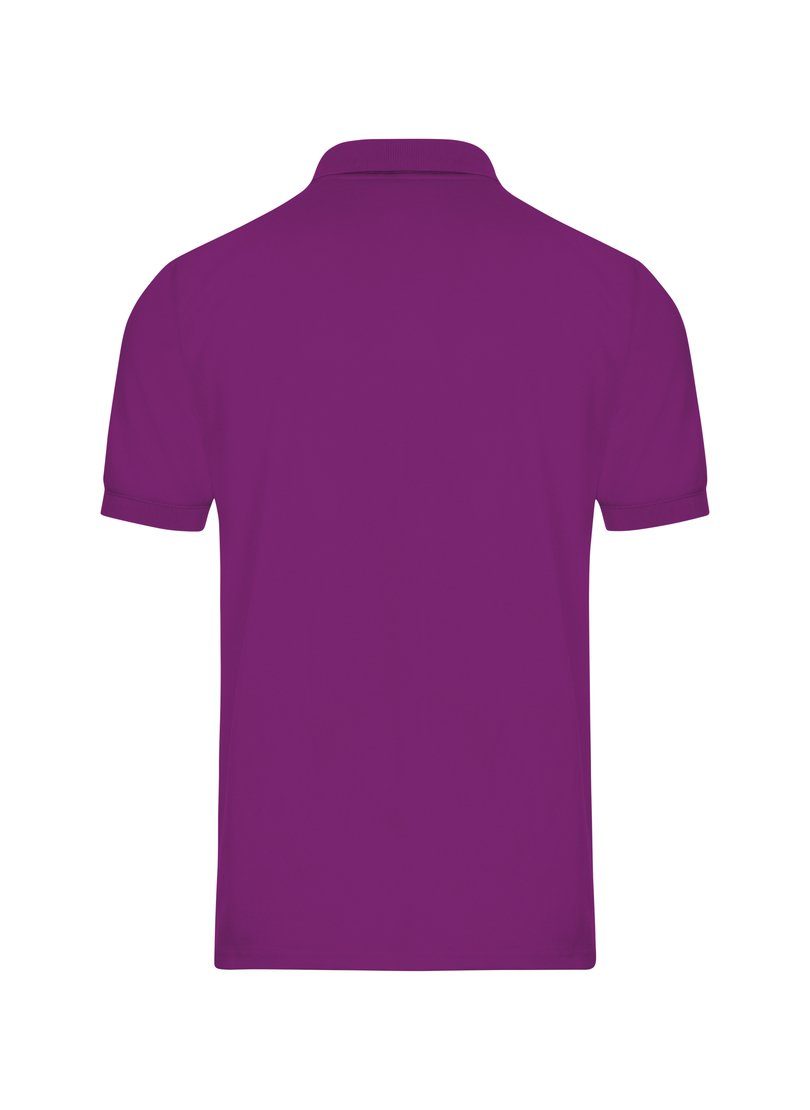 Trigema Poloshirt in brombeer TRIGEMA Piqué-Qualität Poloshirt