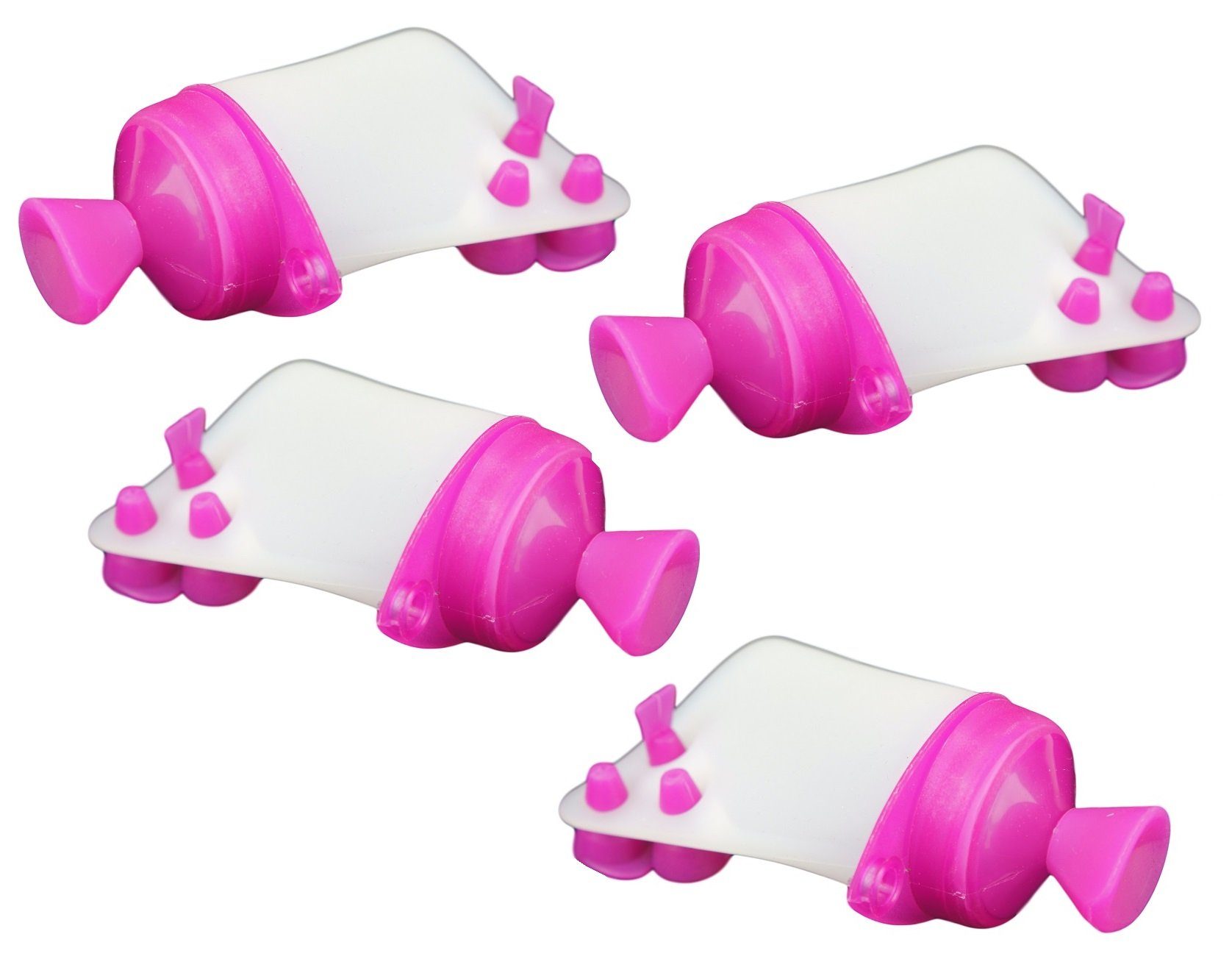 BAYLI Mörser 4x Spritzbeutel Set aus Silikon, Tortenzubehör Set, Silikonbeutel