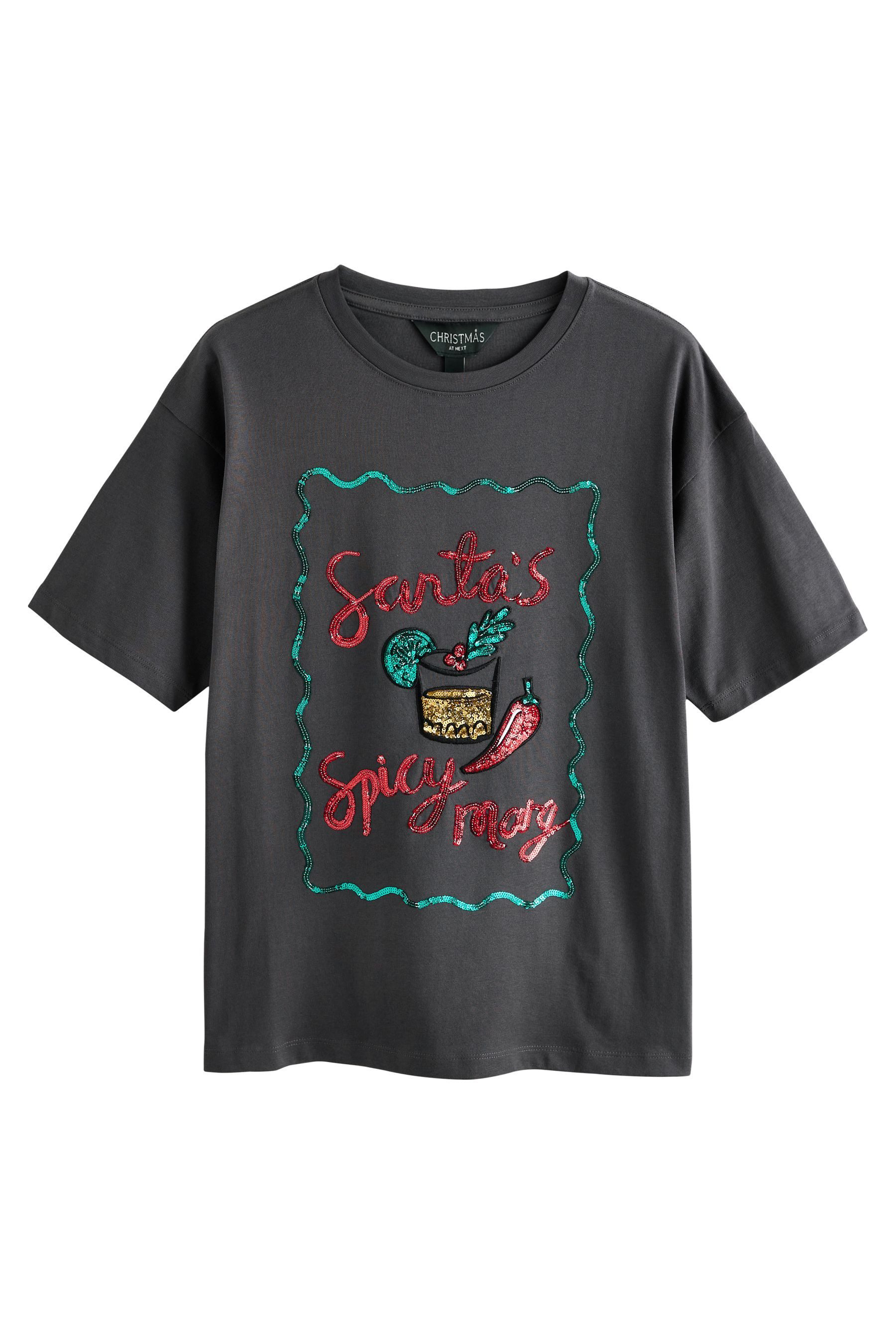 Next Paillettenshirt Pailletten-T-Shirt, Spice Margarita (1-tlg) günstig online kaufen