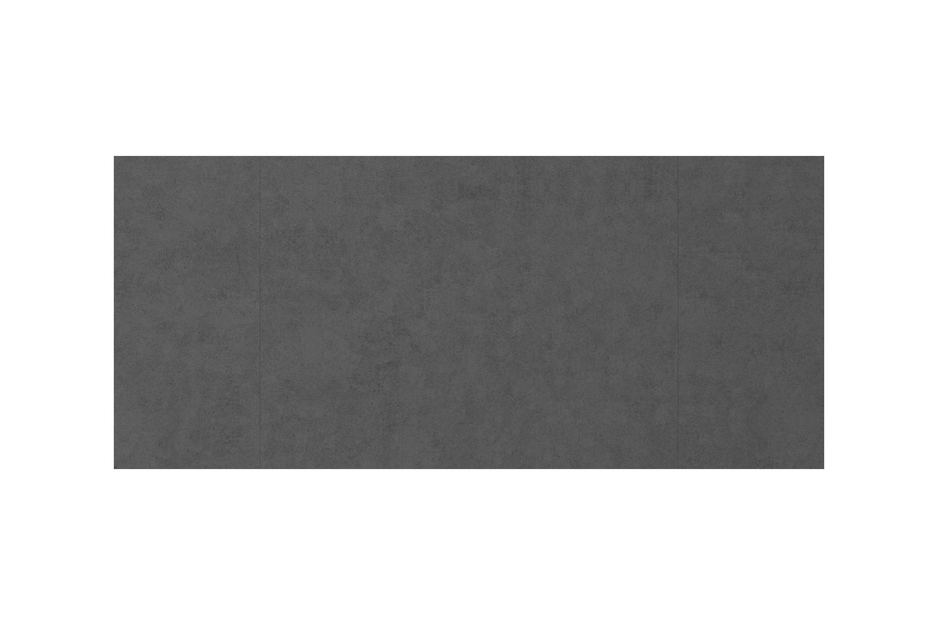 60 cm, 80 136 Monti, x cm auf Esstisch Mäusbacher graphit ausziehbar