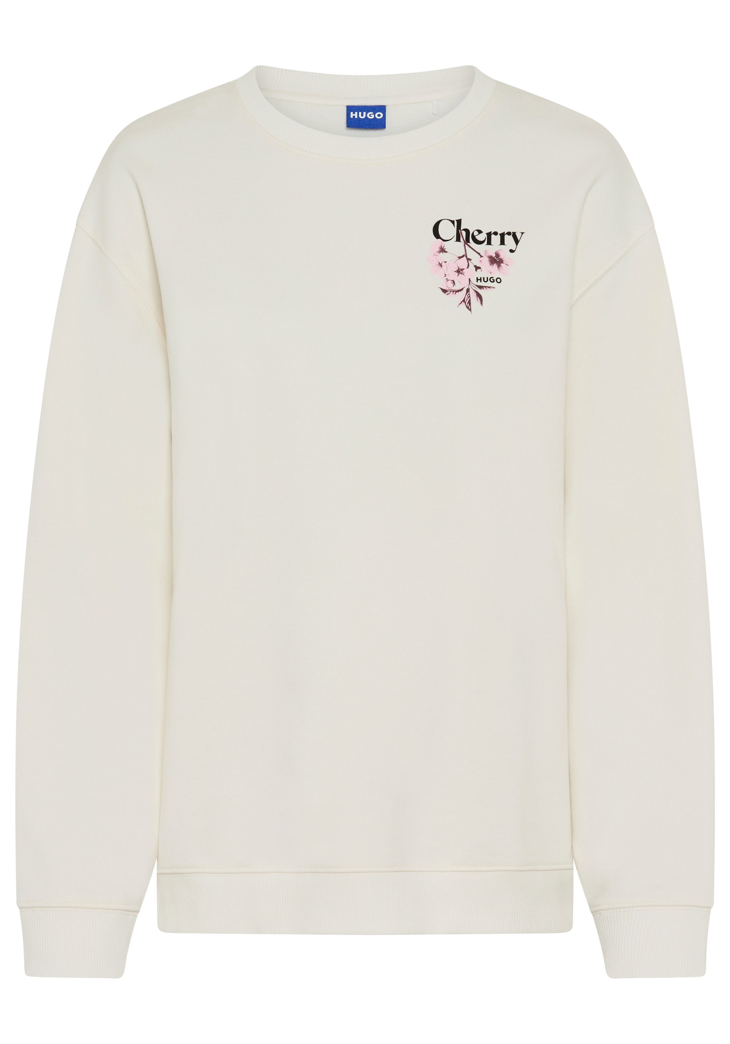 HUGO Sweatshirt Classic Crew aus Baumwoll-Terry, Relaxed Fit