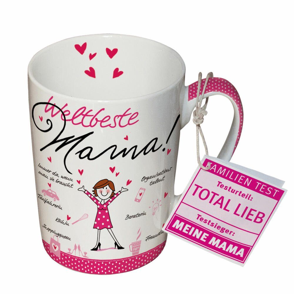 PPD Becher Mug Weltbeste Mama 250 ml, New Bone China