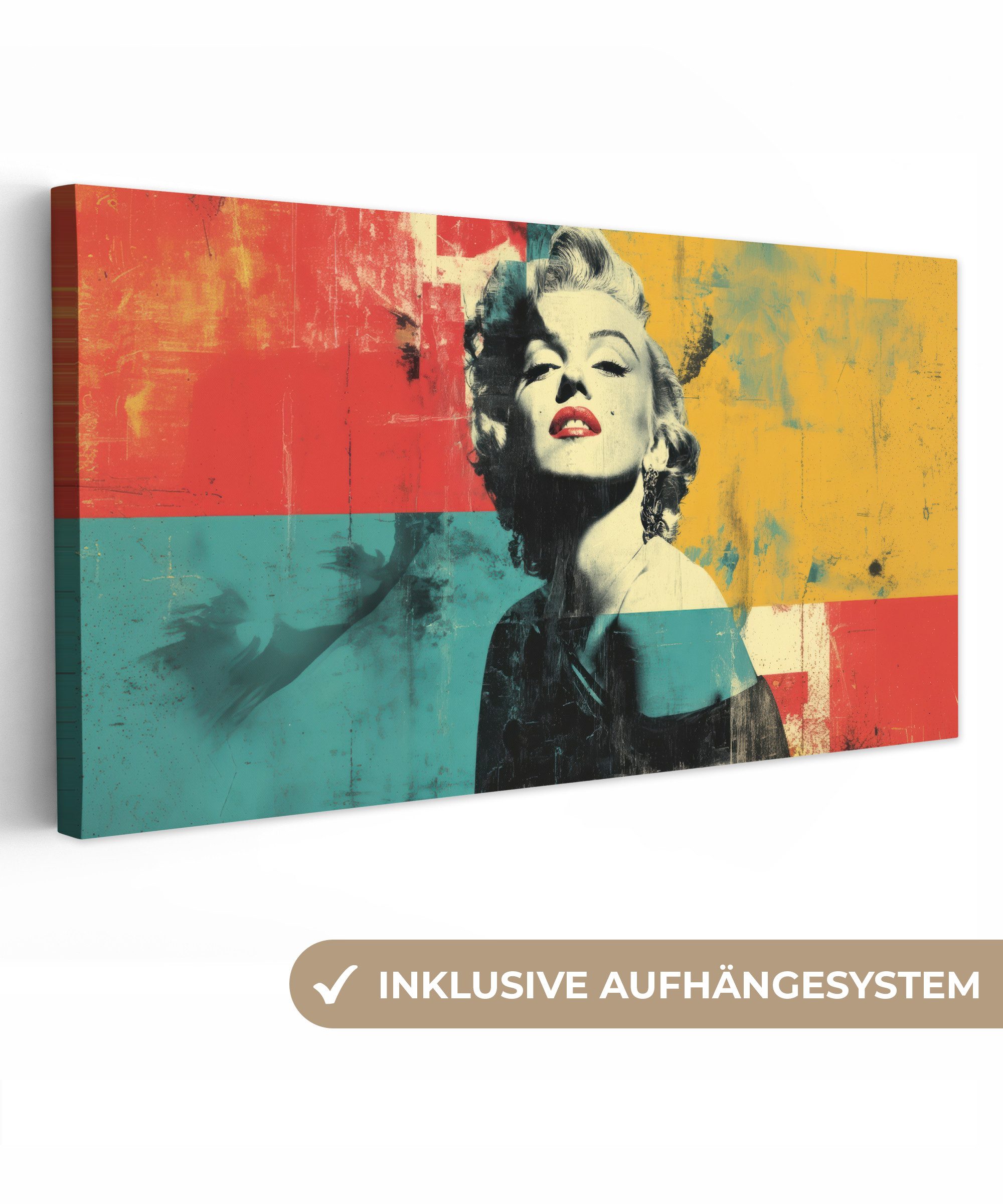 Frau – Rote Lippen