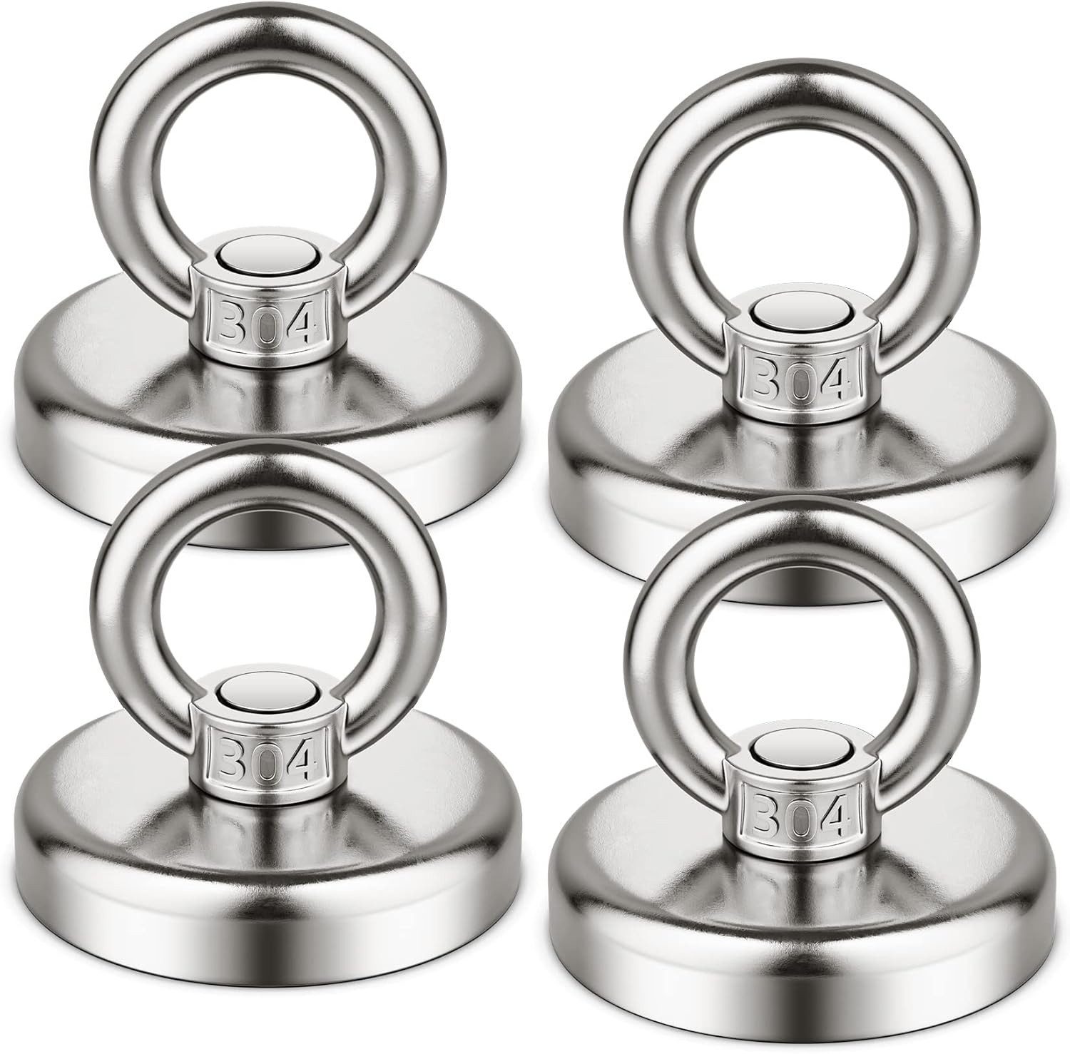 Magnet 4/8 Stück Magnete Stark Groß 45KG 32mm
