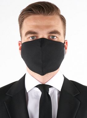 Opposuits Verkleidungsmaske Black Knight Stoffmaske, In your face, Corona! Gesichtsmaske mit Stil