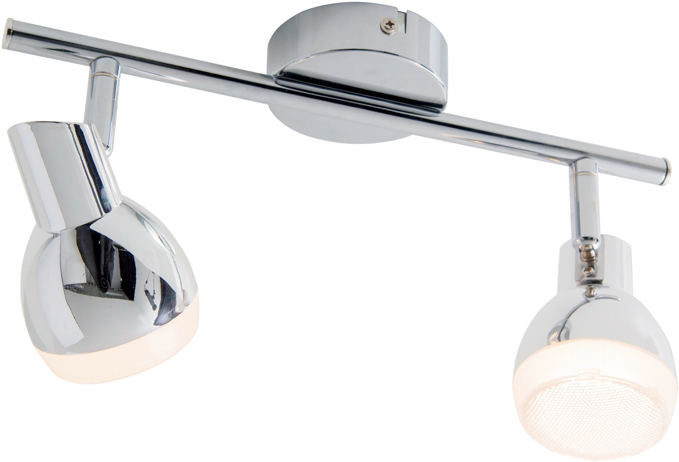 näve LED Deckenleuchte Chromey, LED fest integriert, Warmweiß, LED Deckenle günstig online kaufen