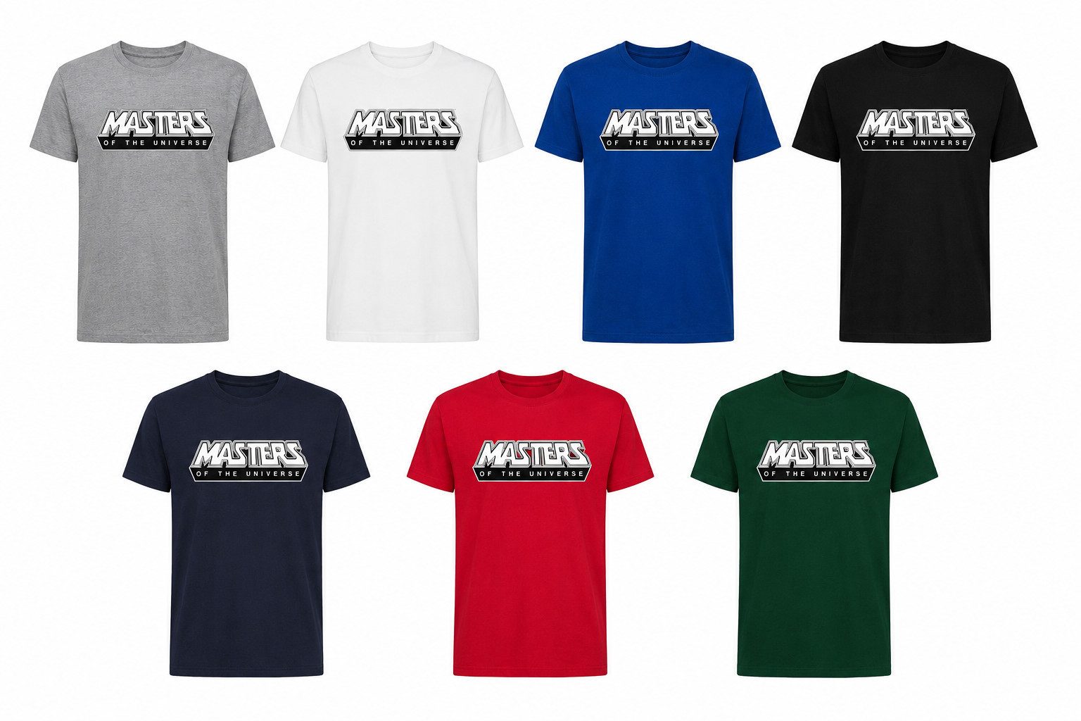 T-Shirt MOTU Herren T Shirt Logo Print Retro Rundhals Baumwolle Freizeit