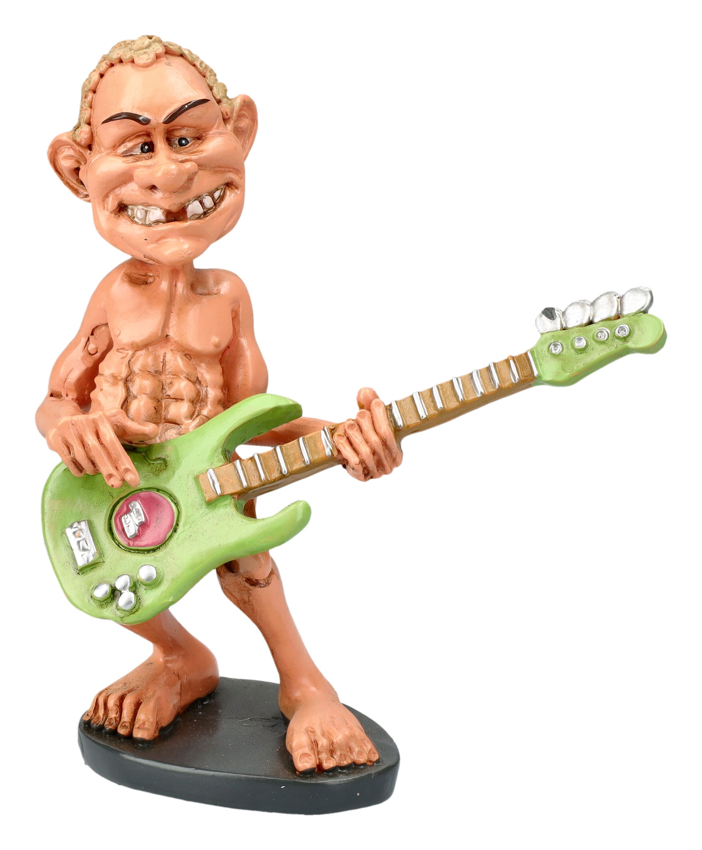 Dekofigur Lustige Rockstar Figur - Bassist Flea - Gitarrist Dekofigur Musiker