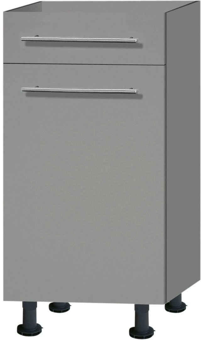 OPTIFIT Unterschrank Bern 40 cm breit, mit Tür und Schubkasten, mit höhenverstellbaren Füßen