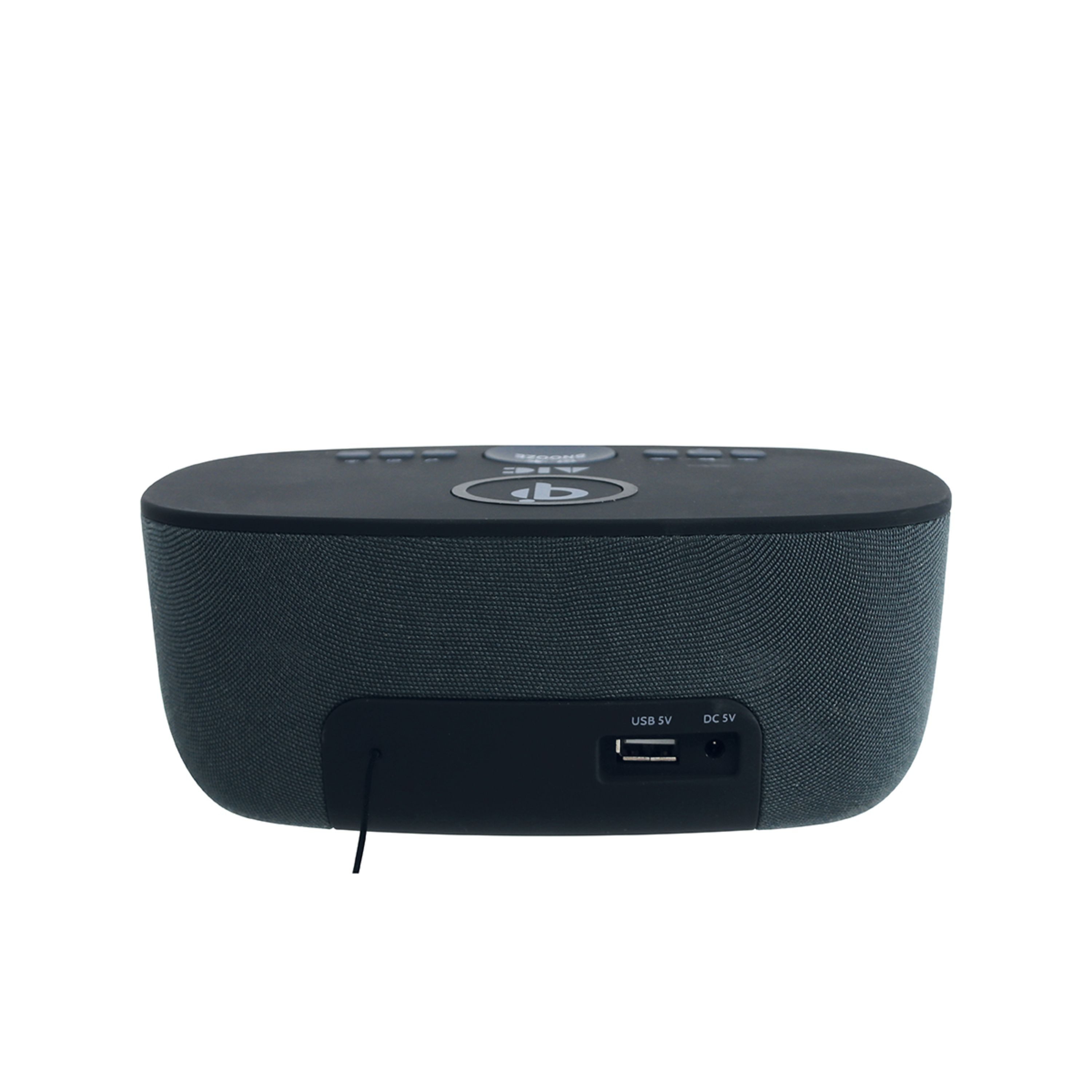AIC AIC 28 BT schwarz Radio (Radiowecker Designer Uhrenradio USB Bluetooth Induktives Laden) – Bild 5 von 5