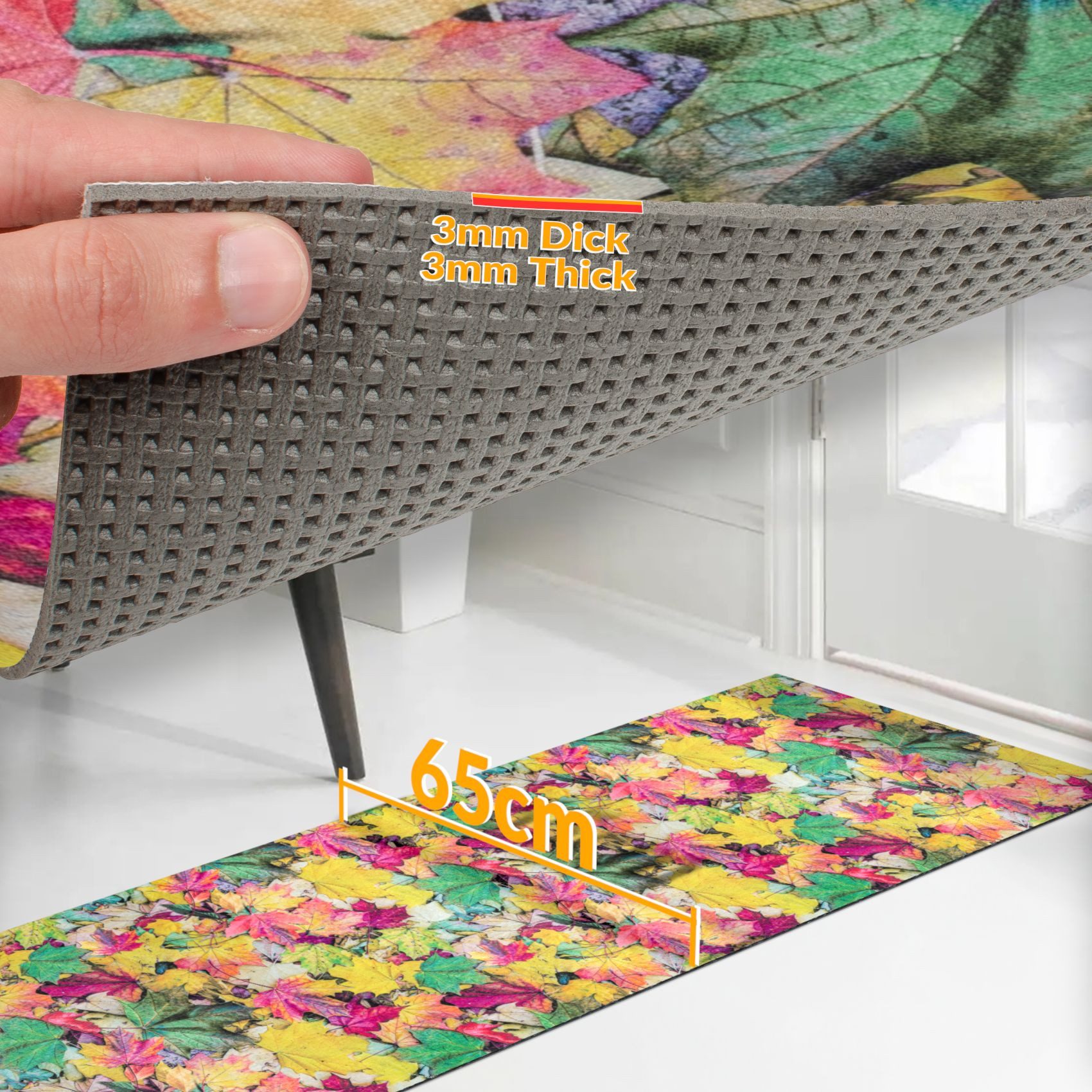 ANRO Küchenläufer RANNA Hochwertig Küchenteppich Teppich Textil, Eckig, Bod günstig online kaufen