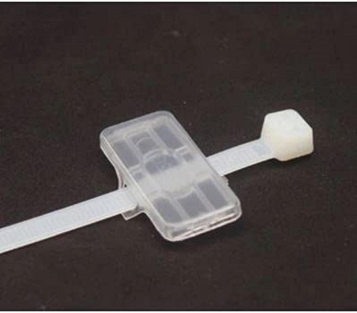 RheVeTec RheFLEX Kabelbinder Markierboxen Mini für Kabelbinder MBM Kabelbeschriftung Transparent / Wasserfest (Spritzwasser, Regen etc)