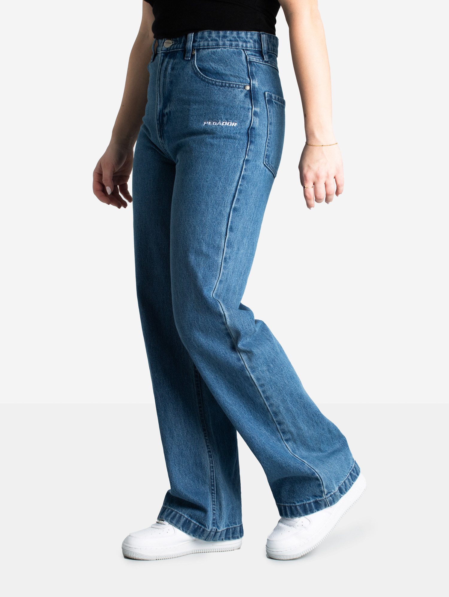 PEGADOR Loose-fit-Jeans Pegador Naddy Wide Leg Jeans