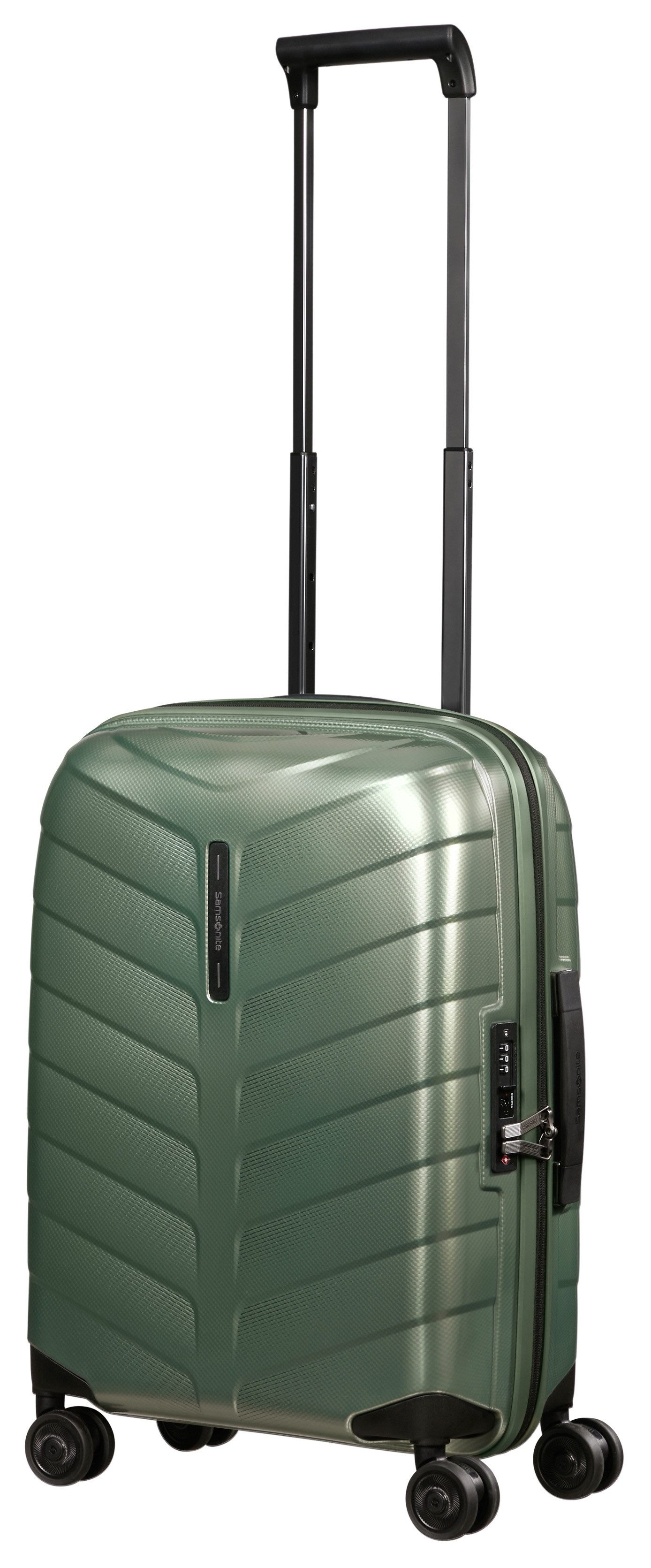 Samsonite Hartschalen-Trolley ATTRIX, verschiedene Größen und Farben, 4 Rollen, aus Polypropylen, mit Bodenfach, Reißverschlussfach und Tasche