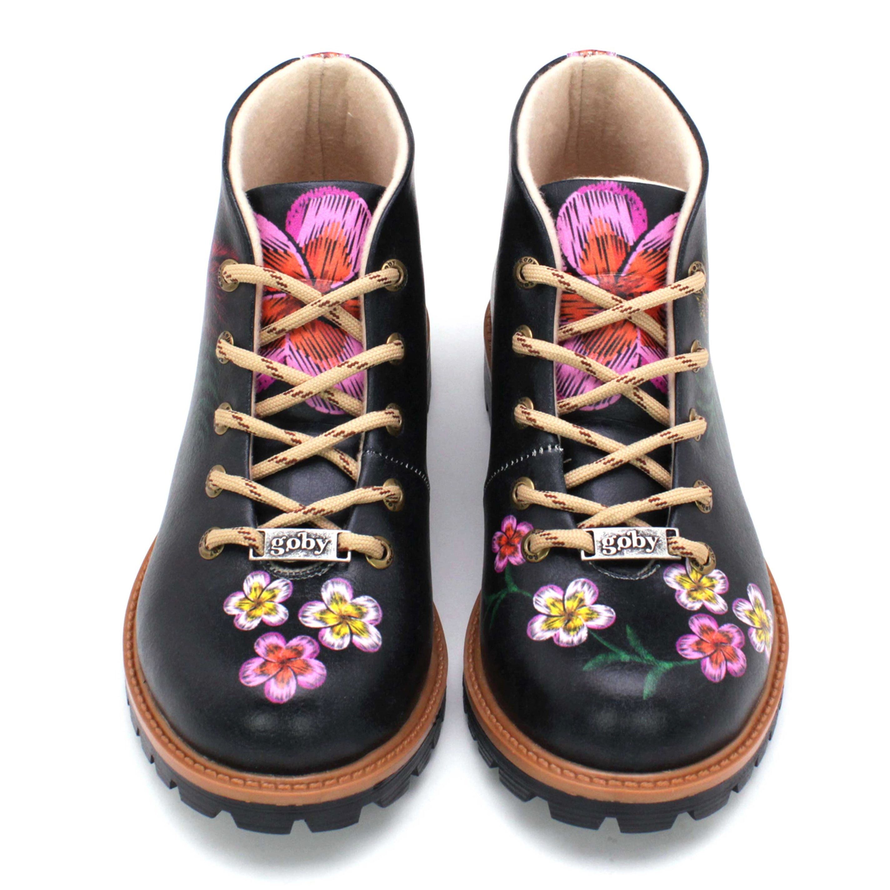 LaMarta Gobi Ankle Boots mit Blumen Ankleboots