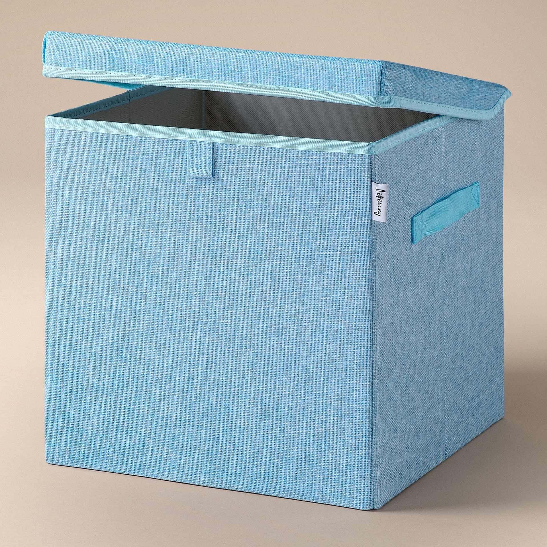 Lifeney Faltbox Aufbewahrungsbox mit Deckel, Natur günstig online kaufen