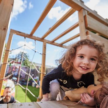 Wickey Nestschaukel Hudora Lounge: Nestschaukel für den Garten mit Höhenverstellung, (Komplettset, Maximales Benutzergewicht 150 kg), Wetterbeständig, Schaukelhöhe 180-230 cm