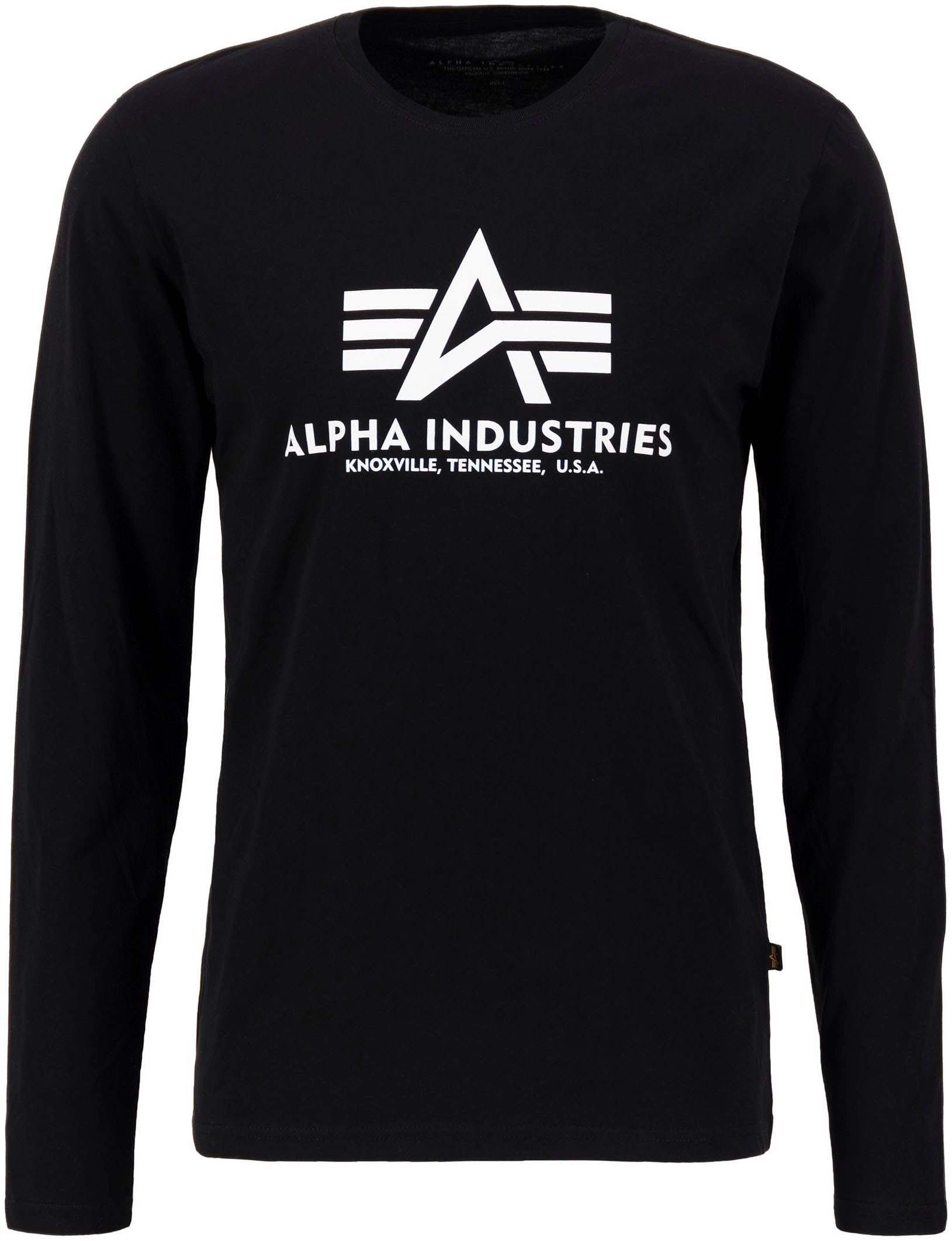 - black BASIC T Alpha LS Industries Langarmshirt