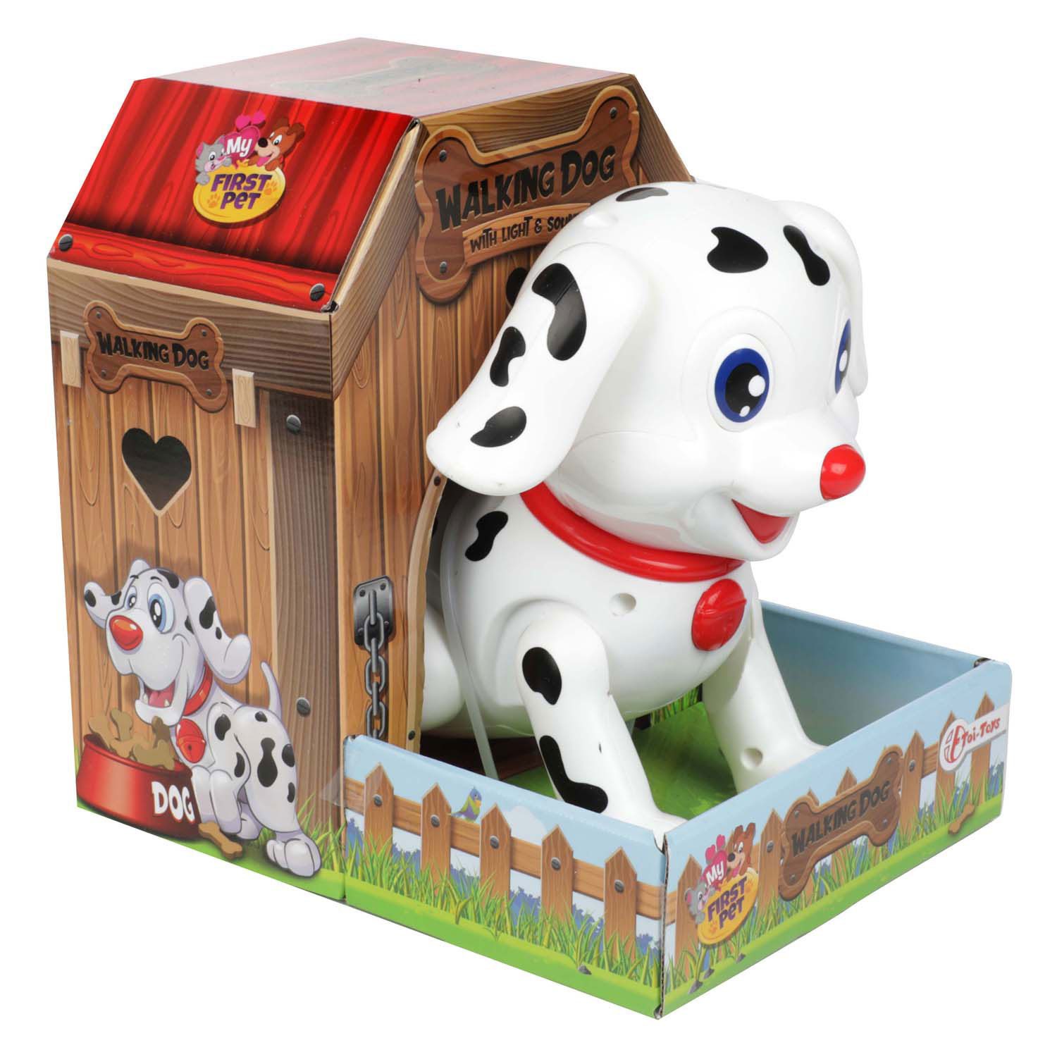 Toi-Toys Spielfigur MY FIRST PET Elektrischer Hund, Mit Licht- und Toneffekten