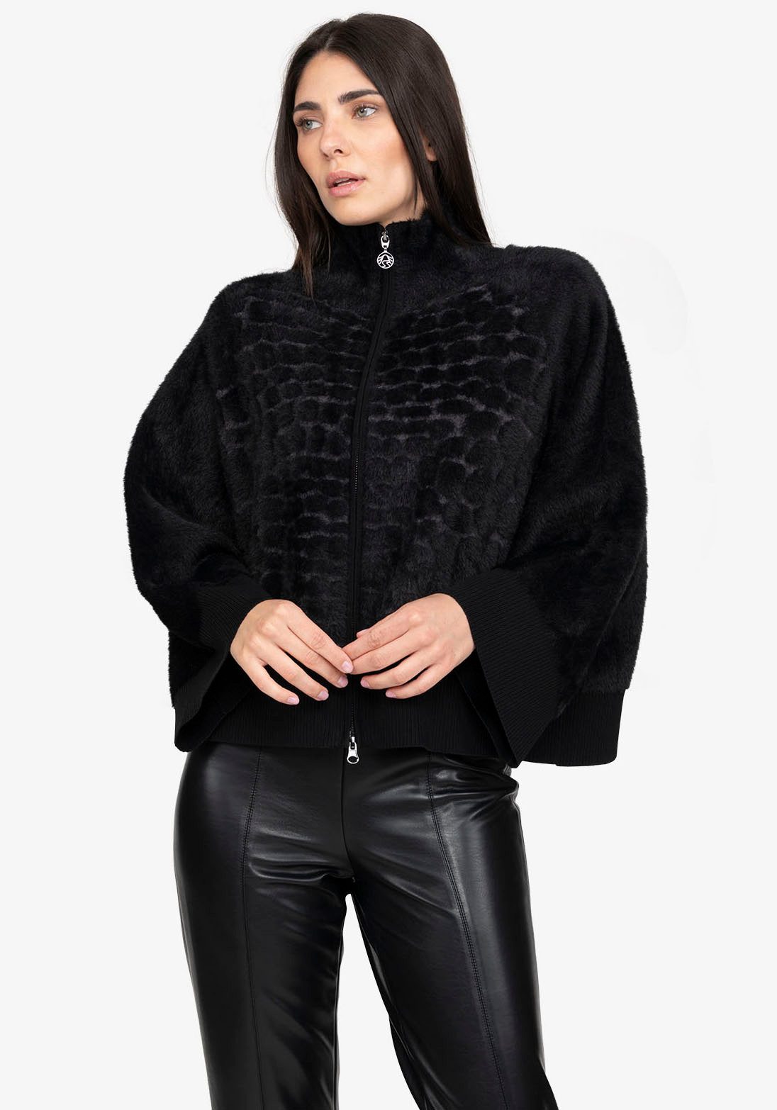 Sportalm Kitzbühel Strickjacke aus Plüschmaterial