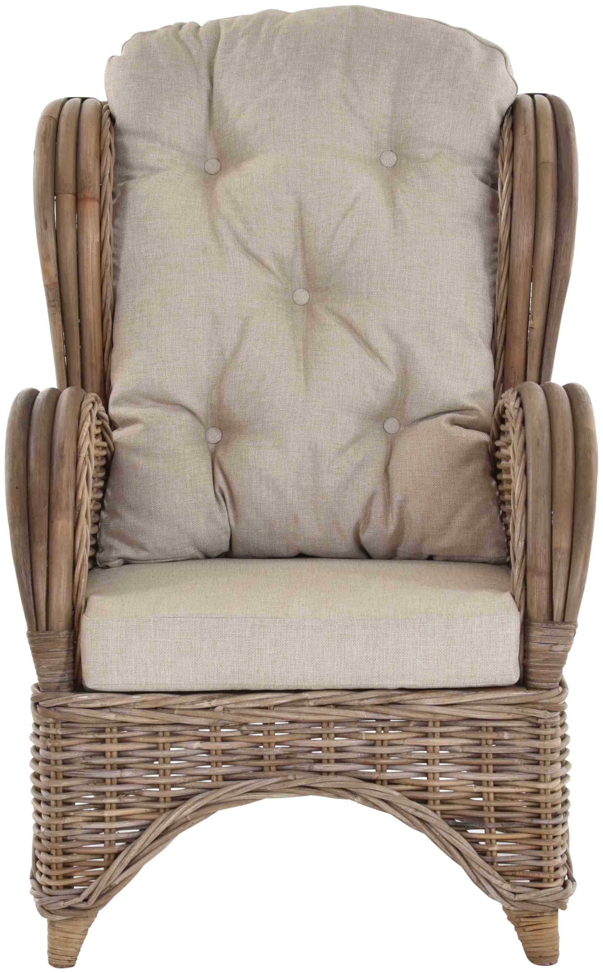 Krines Home Relaxsessel Ohrensessel Hochlehnsessel Rattan/Fernsehsessel günstig online kaufen