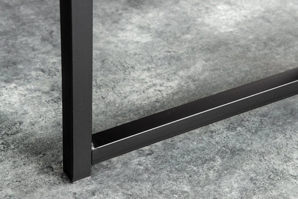riess-ambiente Bartisch SLIM LINE 120cm | Küche 1-St), / Modern Industrial · Design · (Einzelartikel, natur natur eckig · natur · schwarz Metall